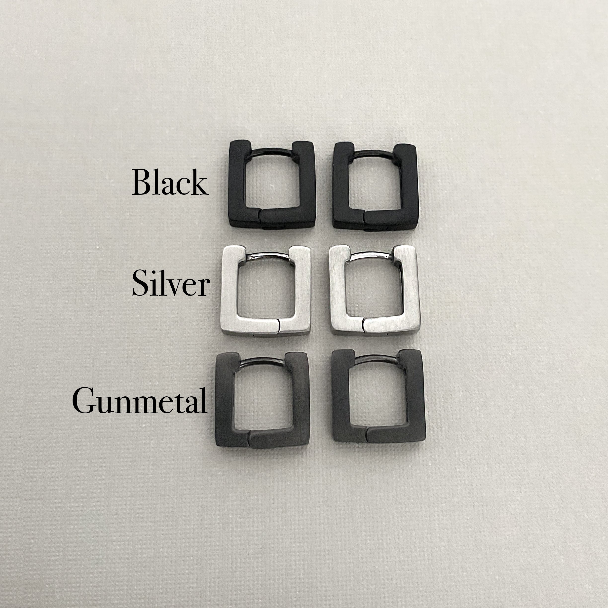 SQUARE HOOP EARRINGS