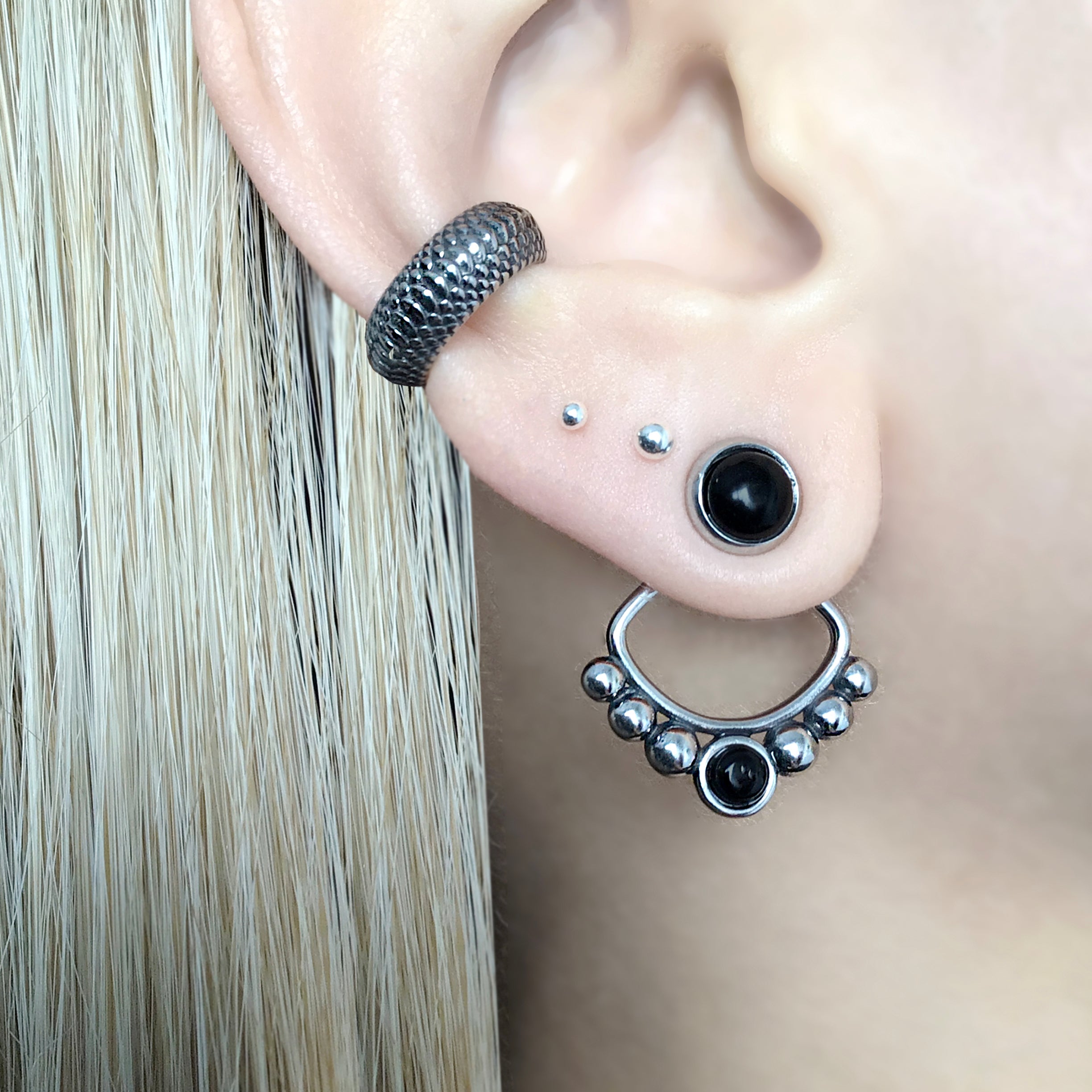 TRIBAL EAR JACKET EARRINGS