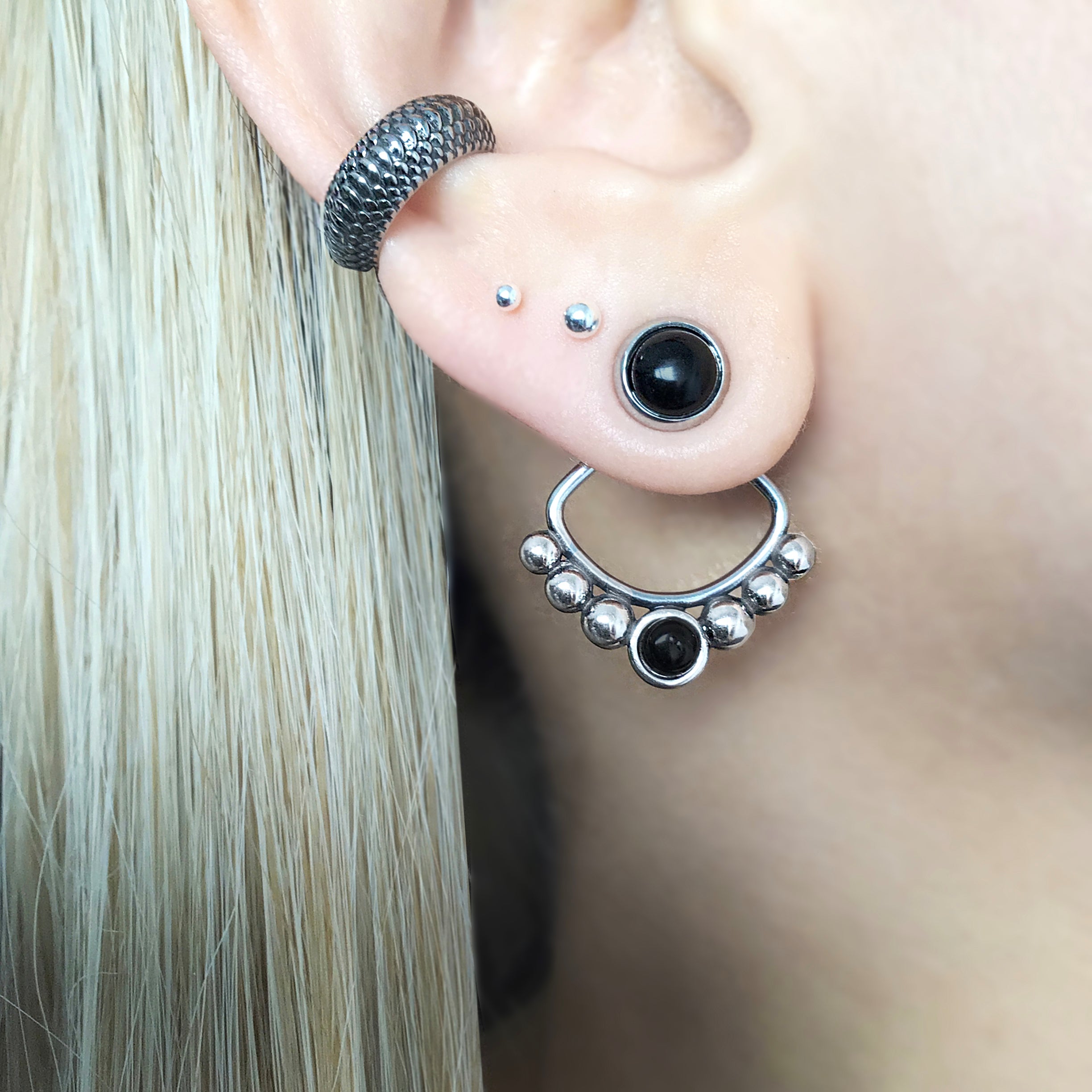 TRIBAL EAR JACKET EARRINGS