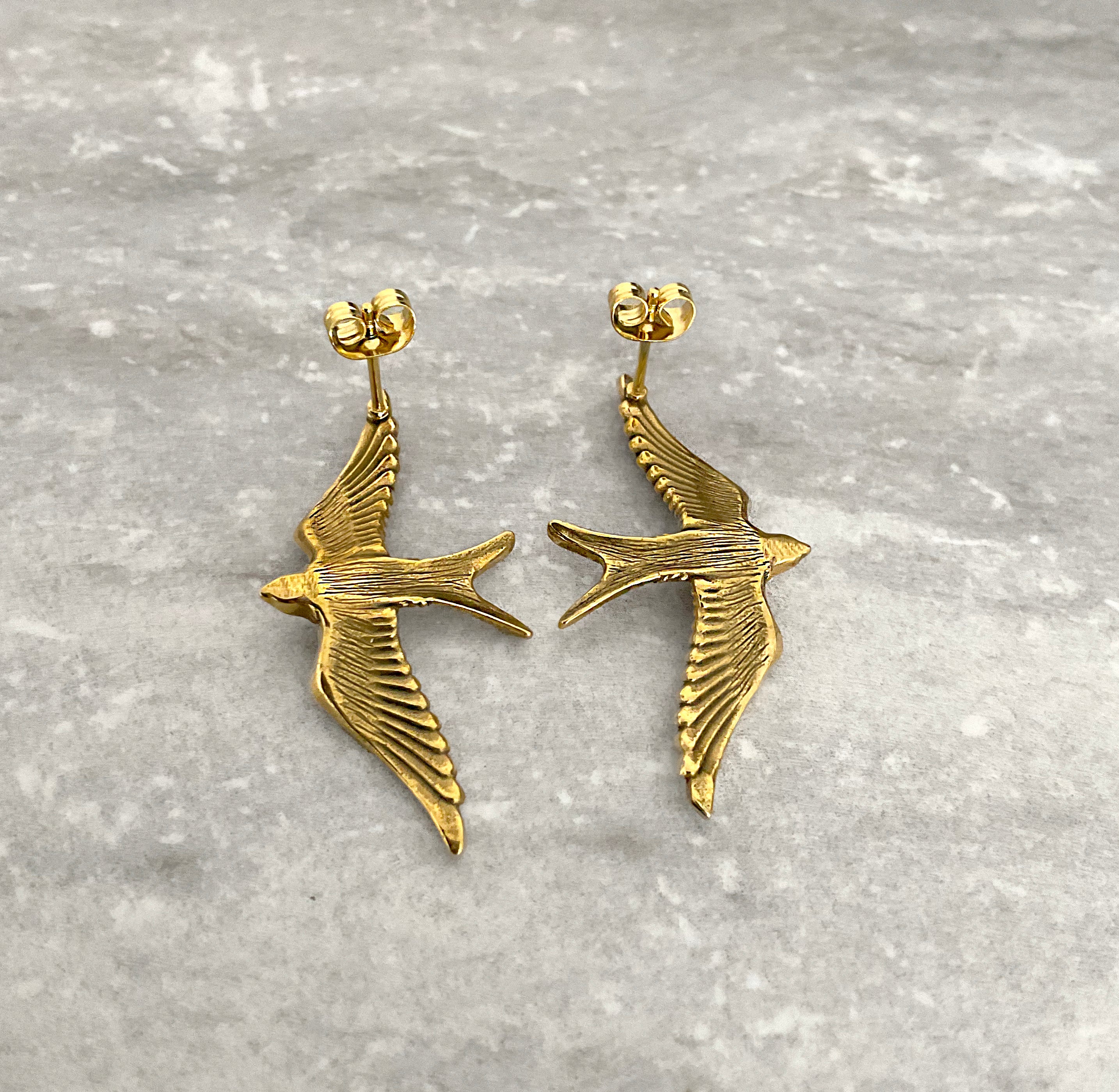 BIRDS STATEMENT EARRINGS
