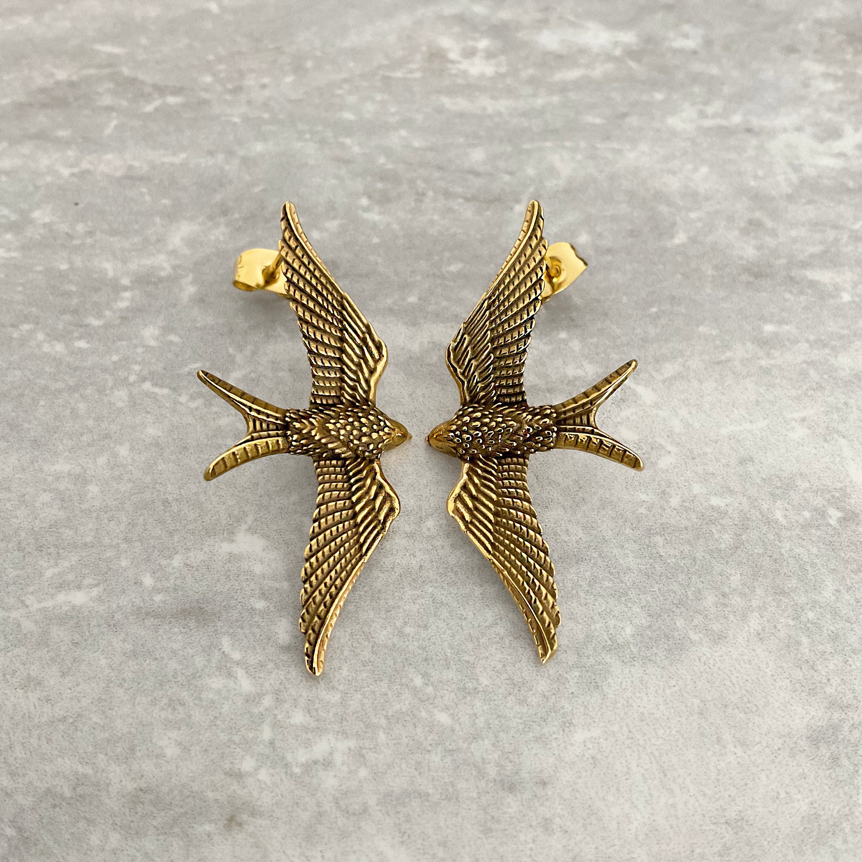 BIRDS STATEMENT EARRINGS