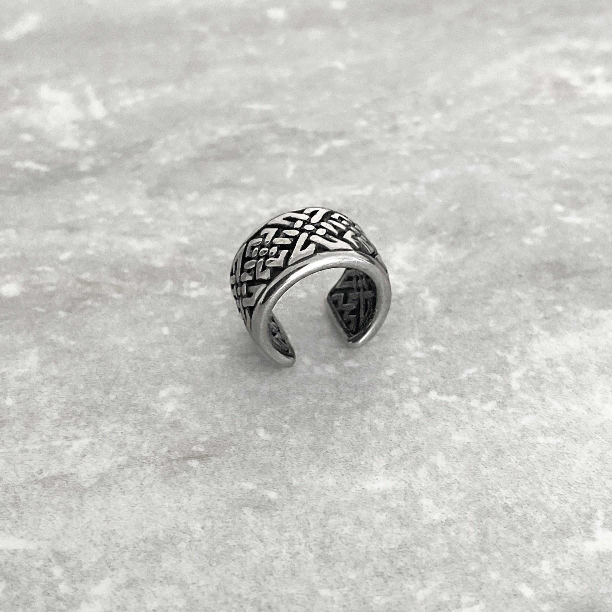 CELTIC BASKETWEAVE NO PIERCING EAR CUFF