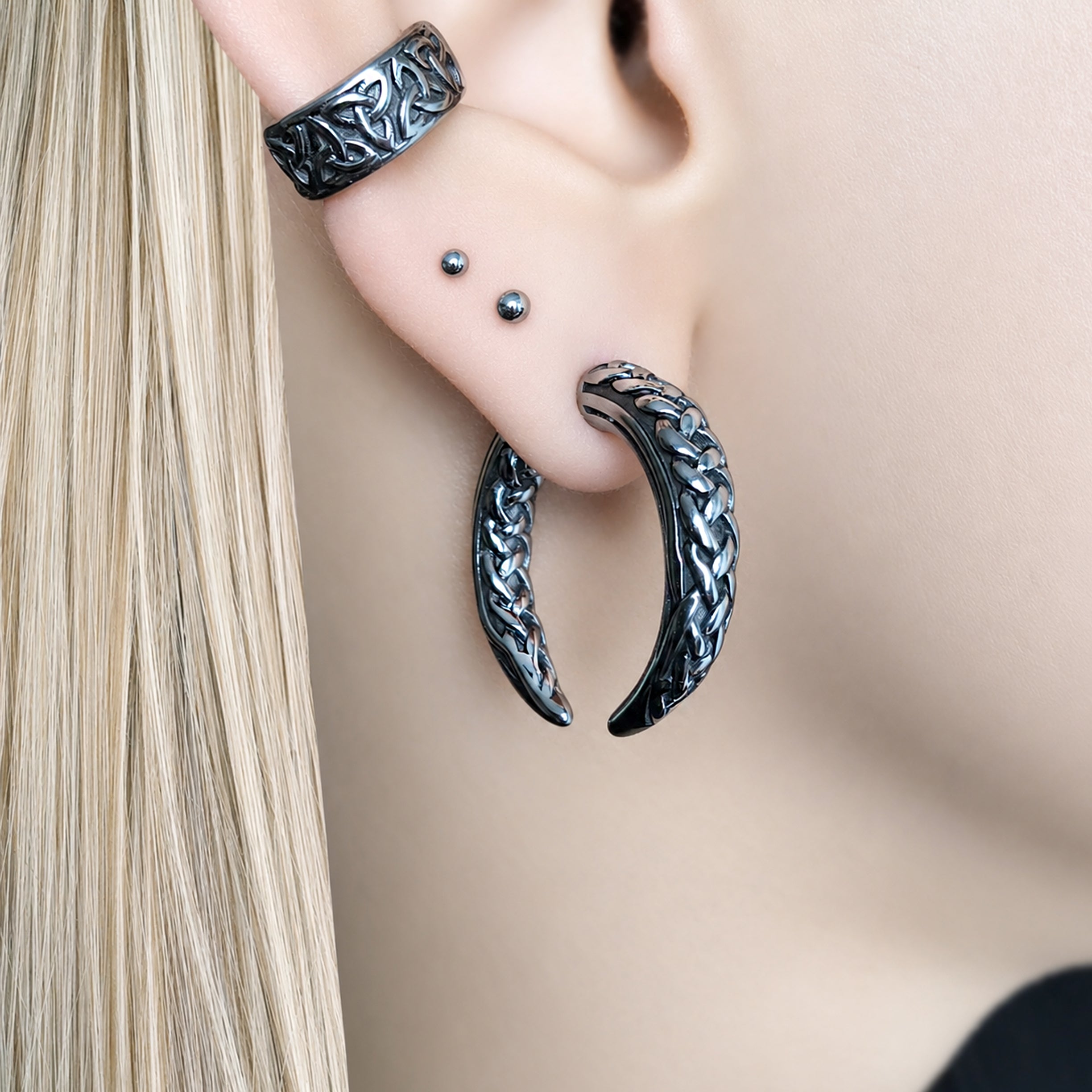 CELTIC EAR JACKET HOOPS