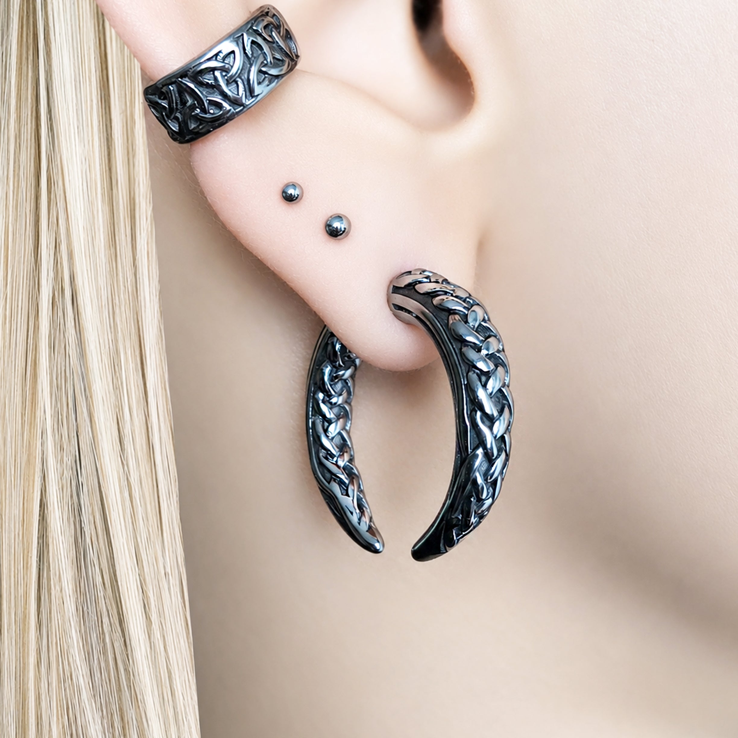CELTIC EAR JACKET HOOPS