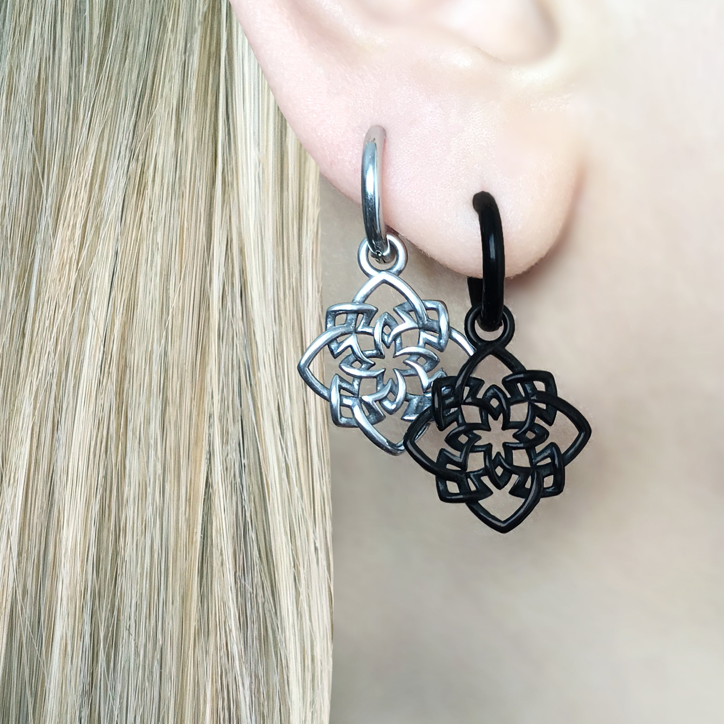 CELTIC KNOT HOOPS