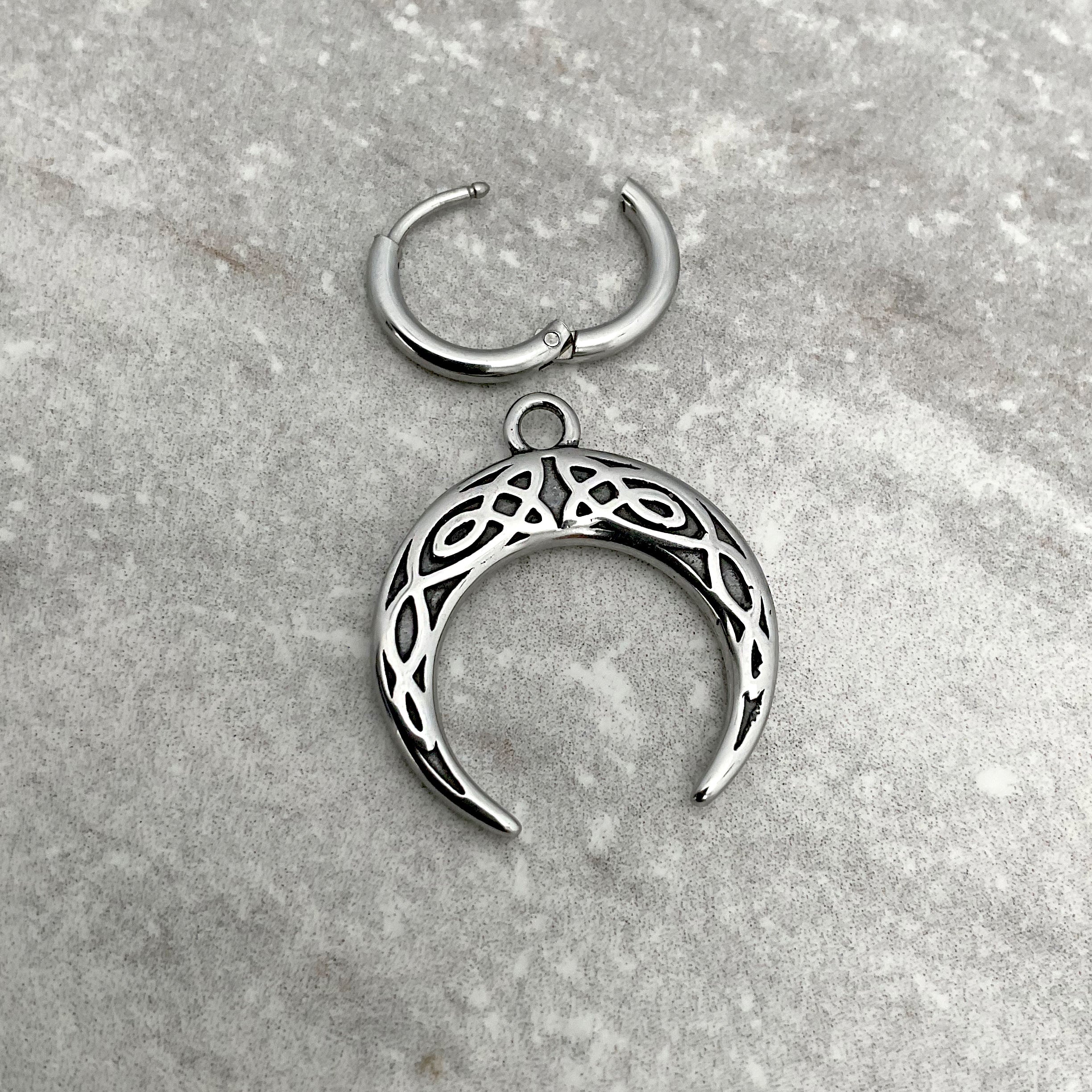 CELTIC MOON EARRINGS