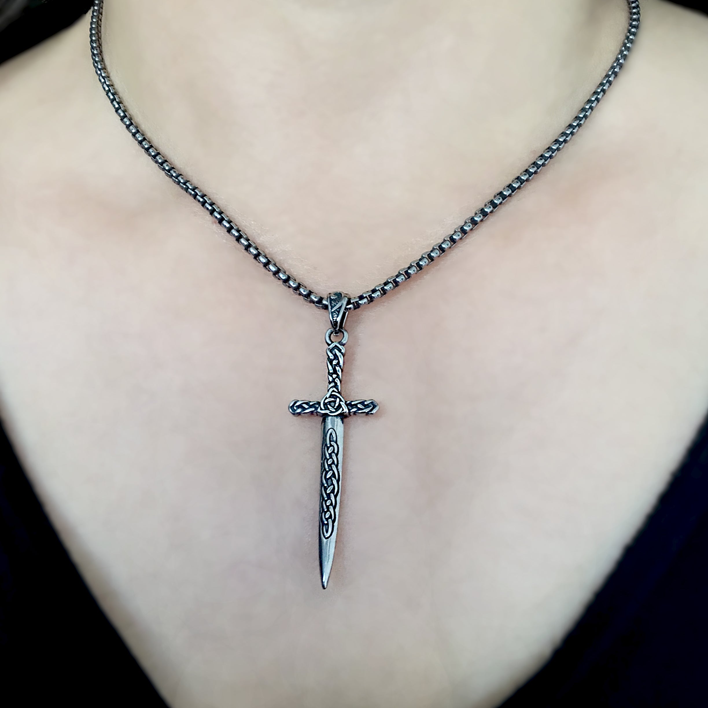 CELTIC SWORD NECKLACE