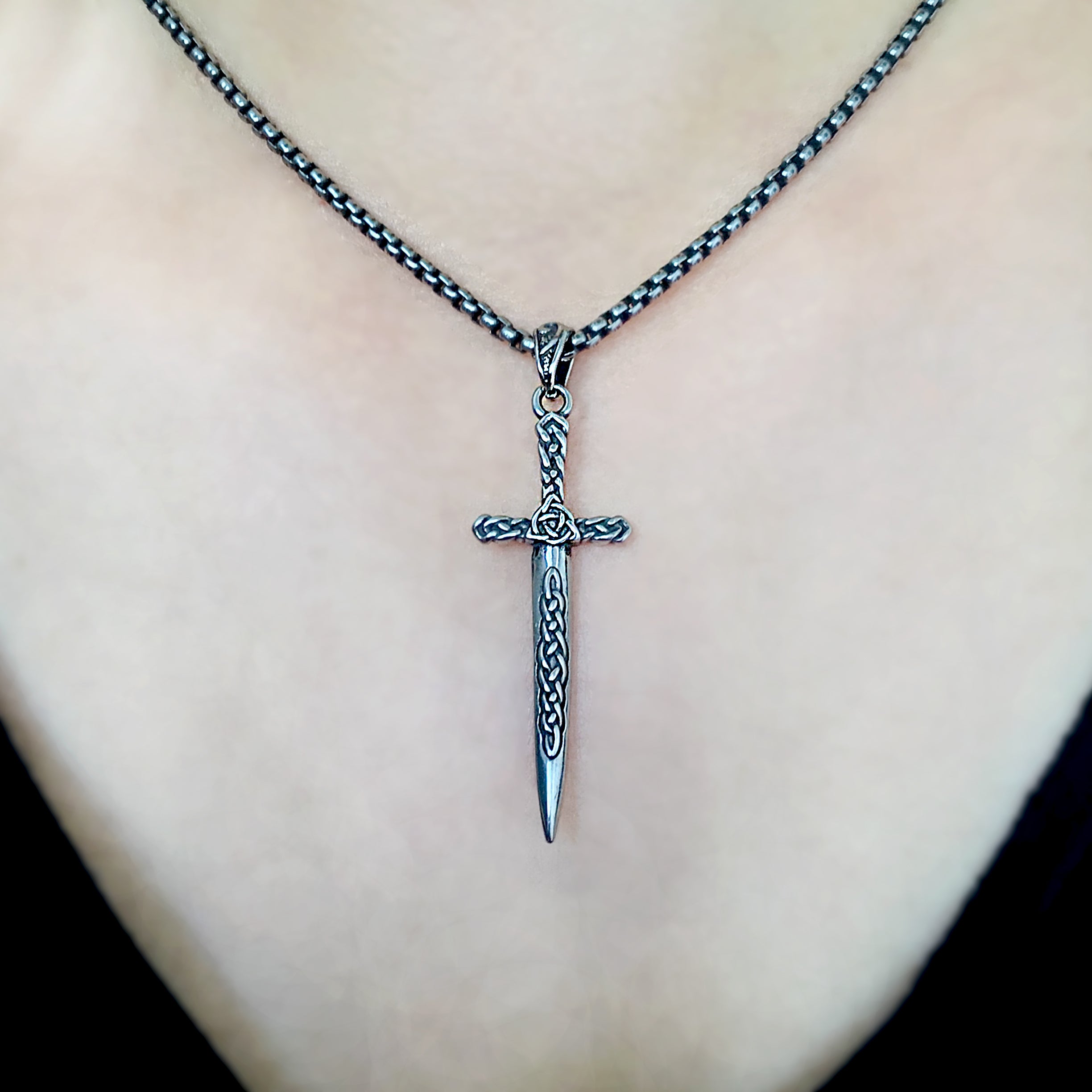 CELTIC SWORD NECKLACE