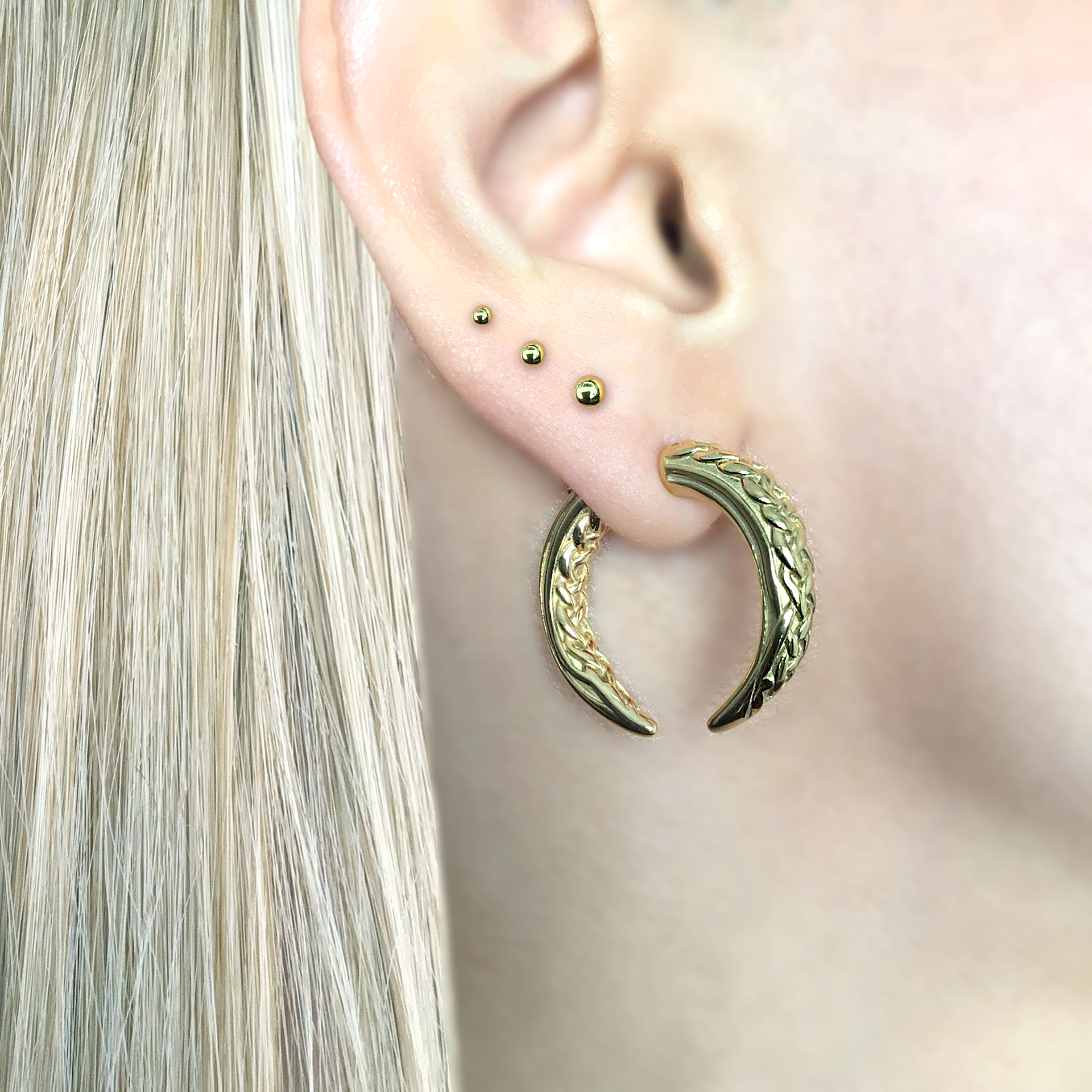 CELTIC EAR JACKET HOOPS