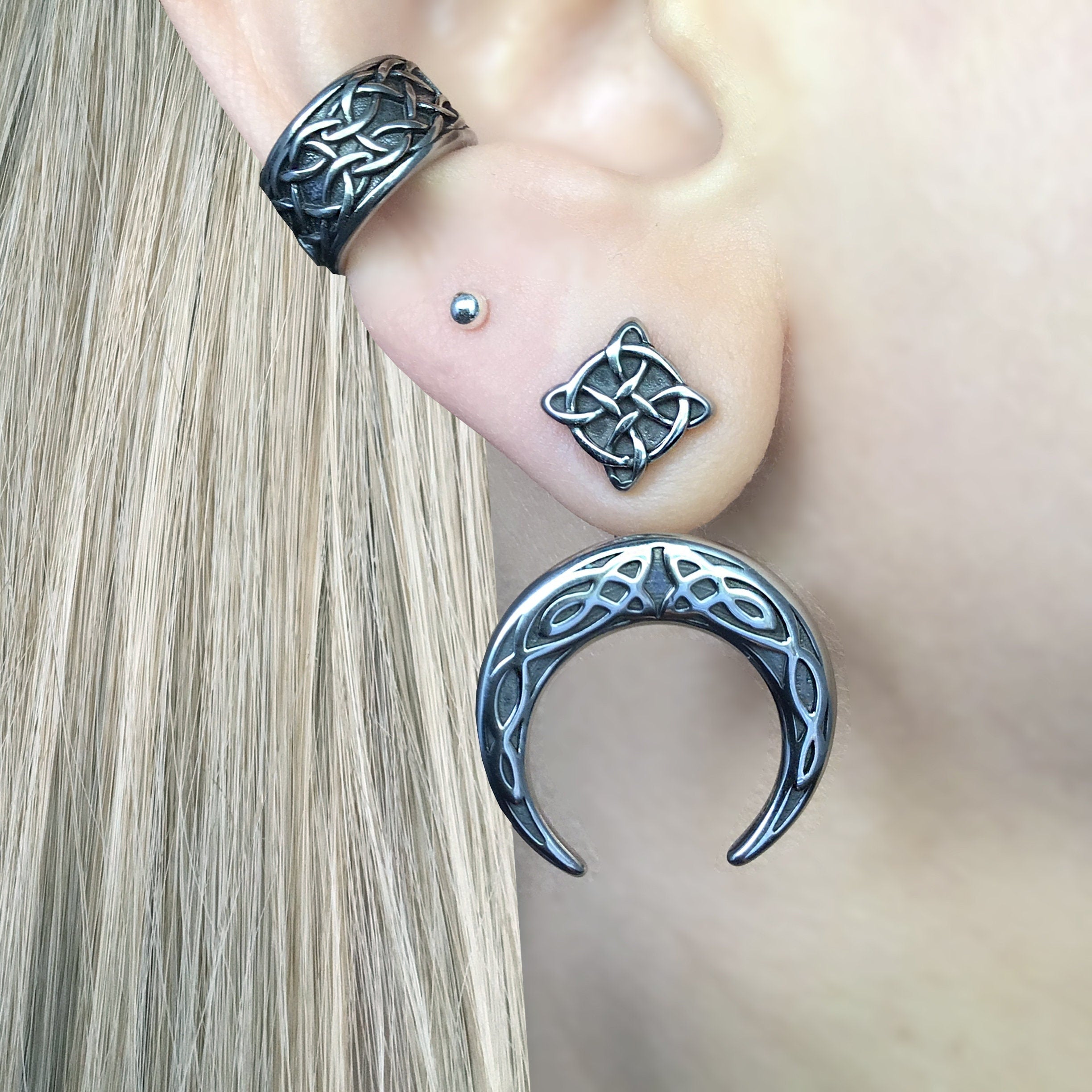 CELTIC MOON EAR JACKET
