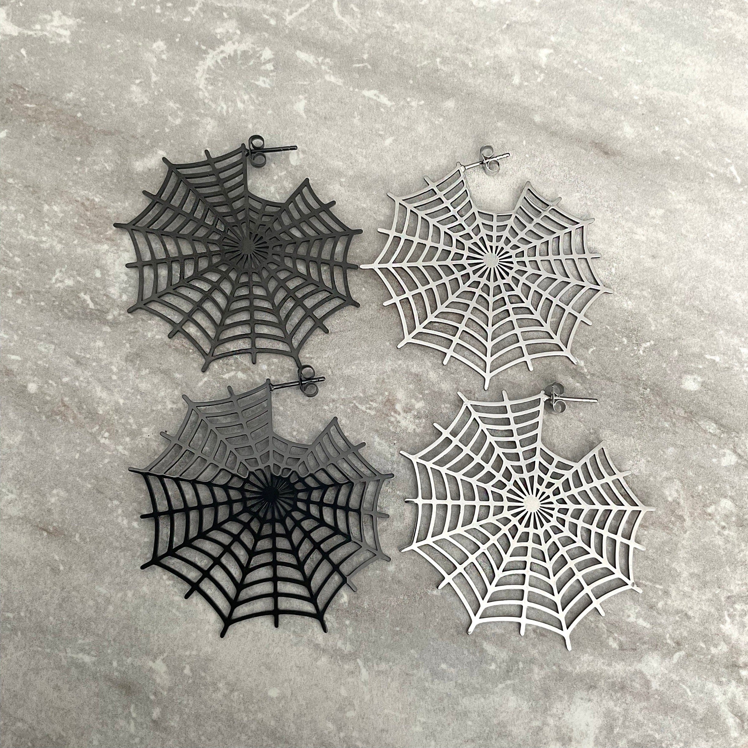 SPIDER WEB EARRINGS
