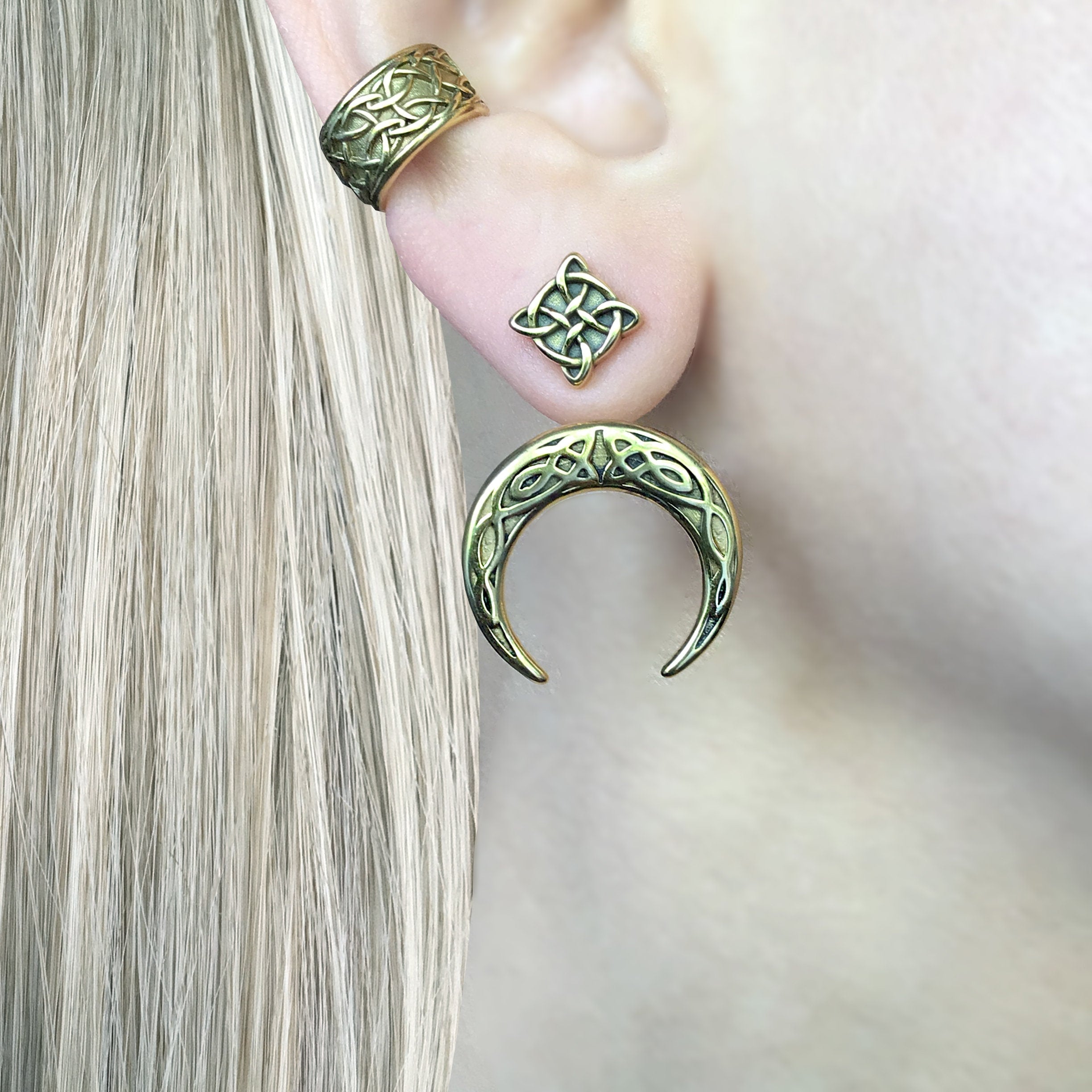 CELTIC MOON EAR JACKET