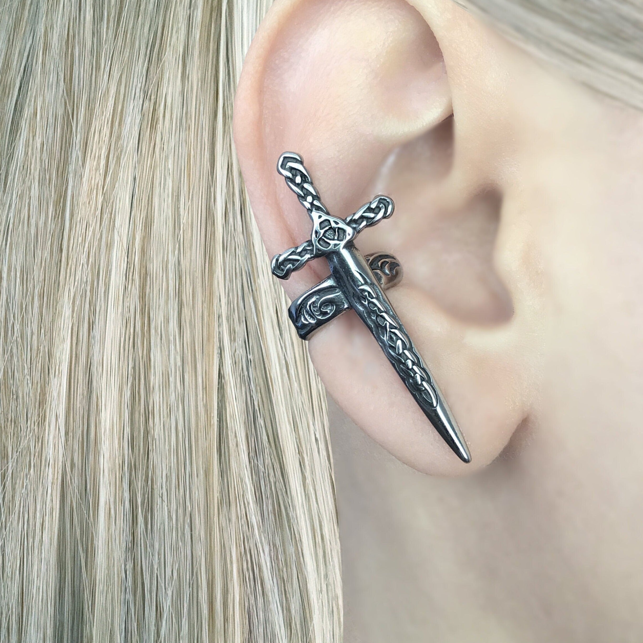 CELTIC SWORD  EAR CUFF