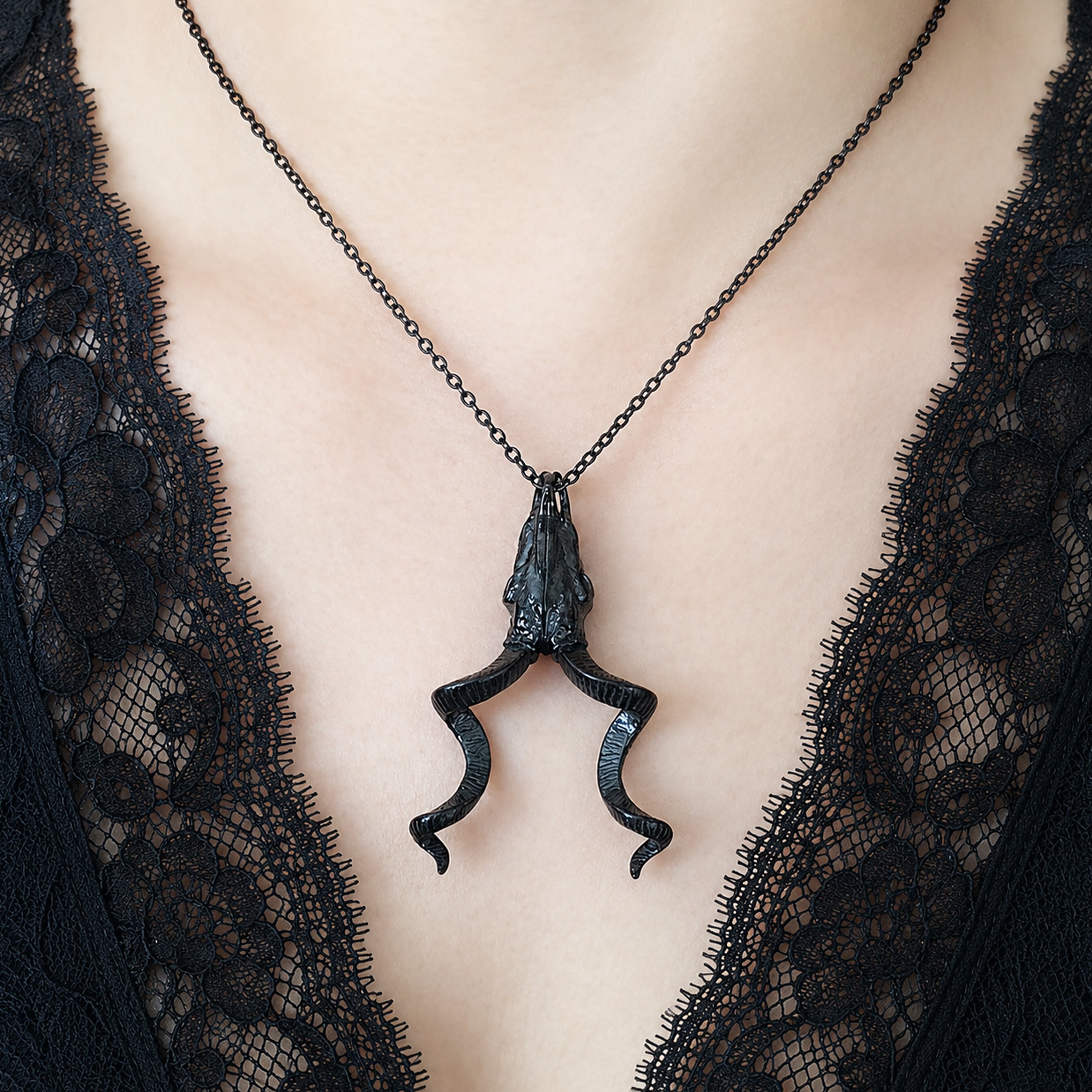 KUDU SKULL NECKLACE