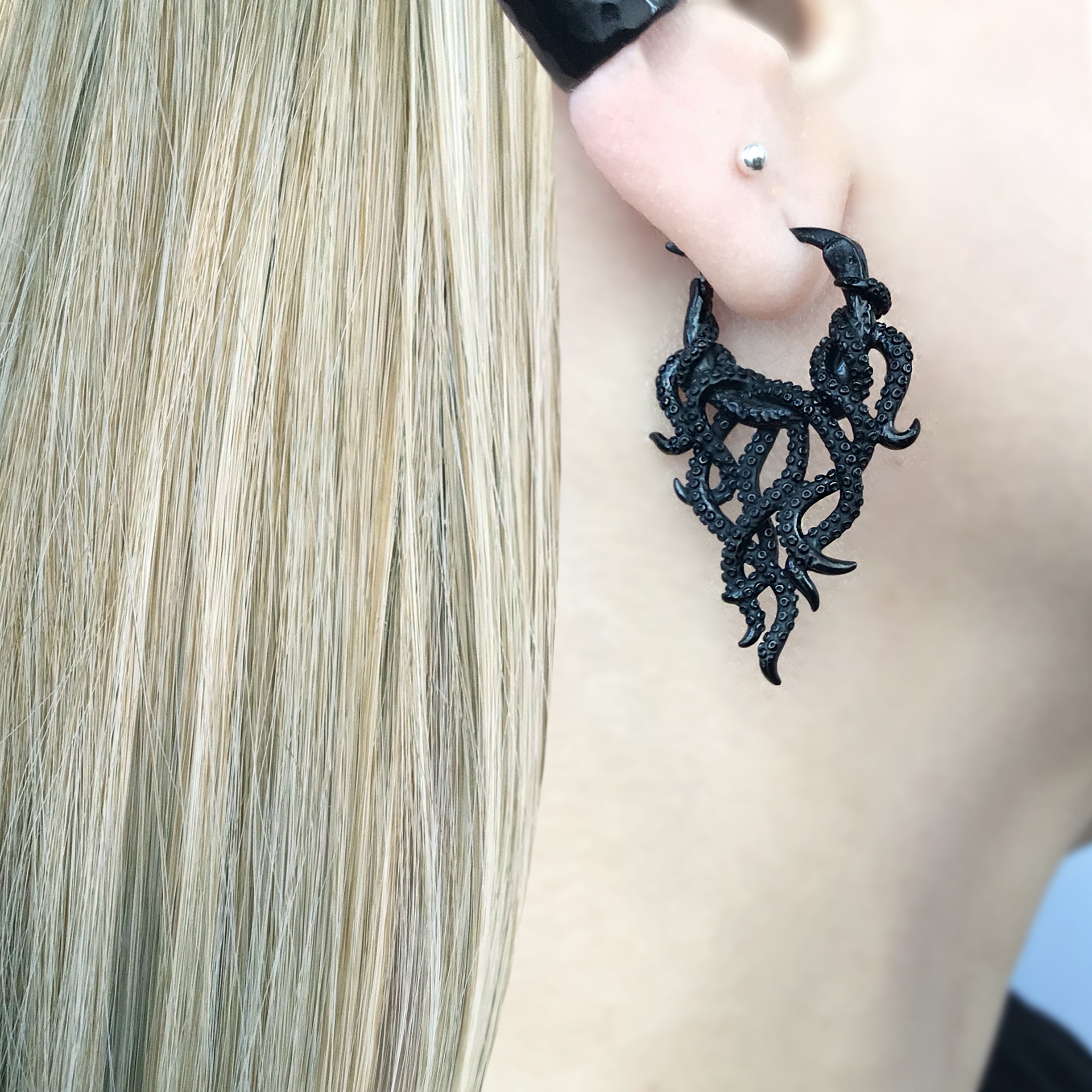 OCTOPUS HOOP EARRINGS