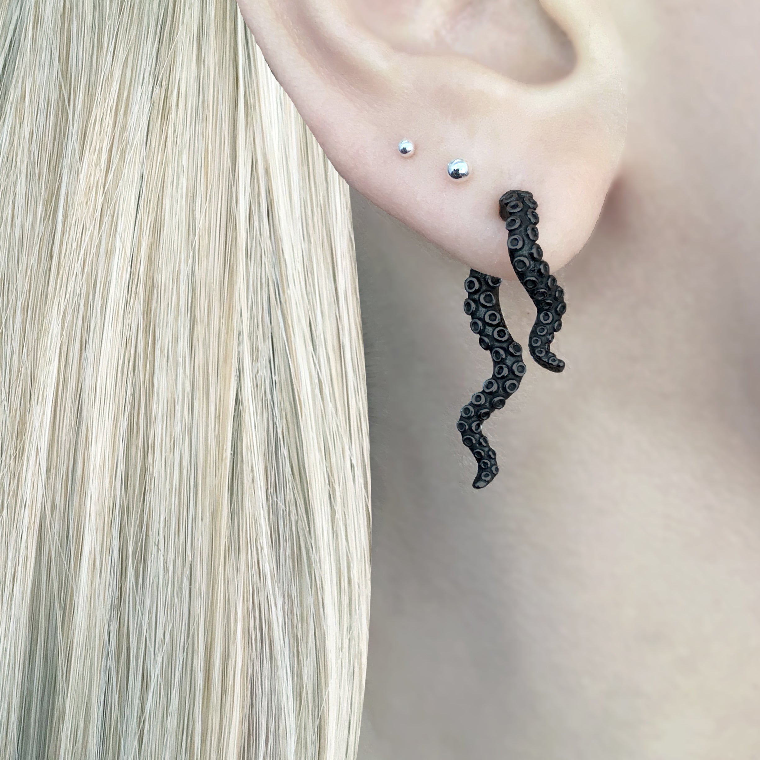 OCTOPUS TENTACLE EARRINGS