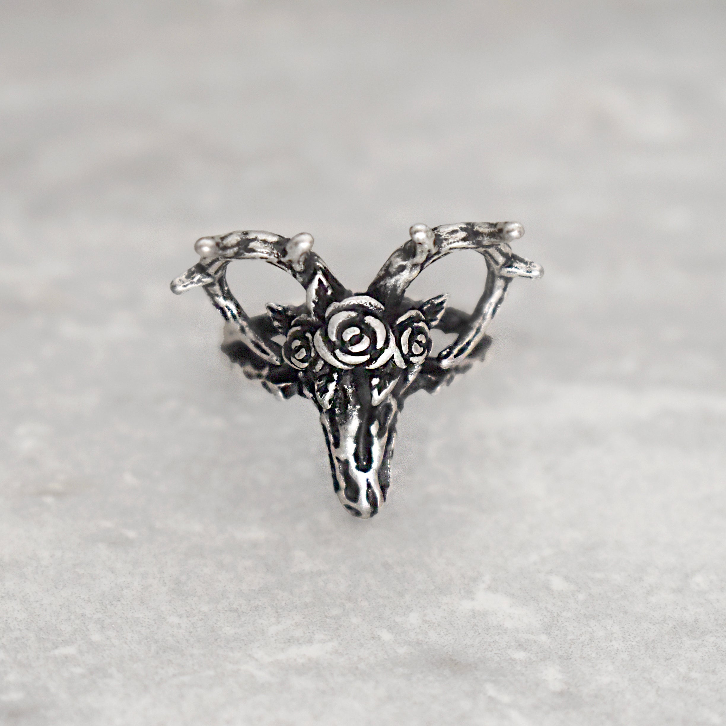 DEER SKULL RING