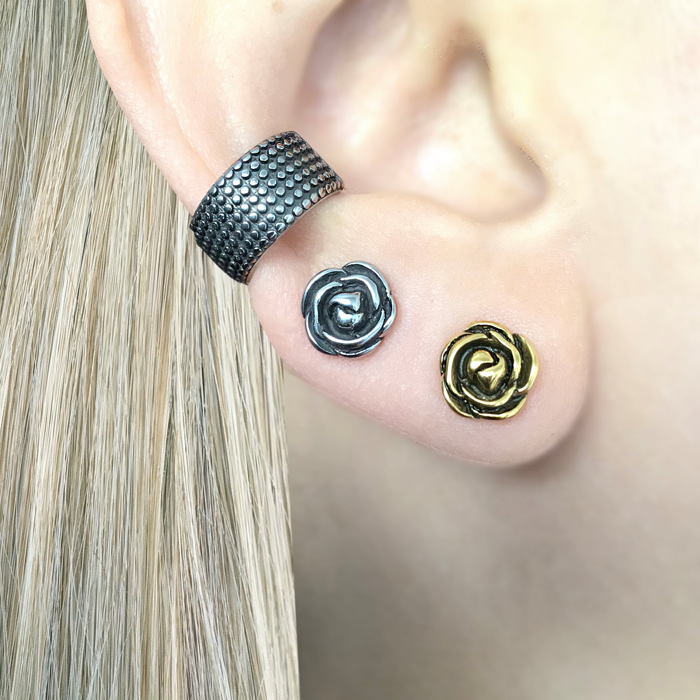 GOTHIC ROSES EARRINGS