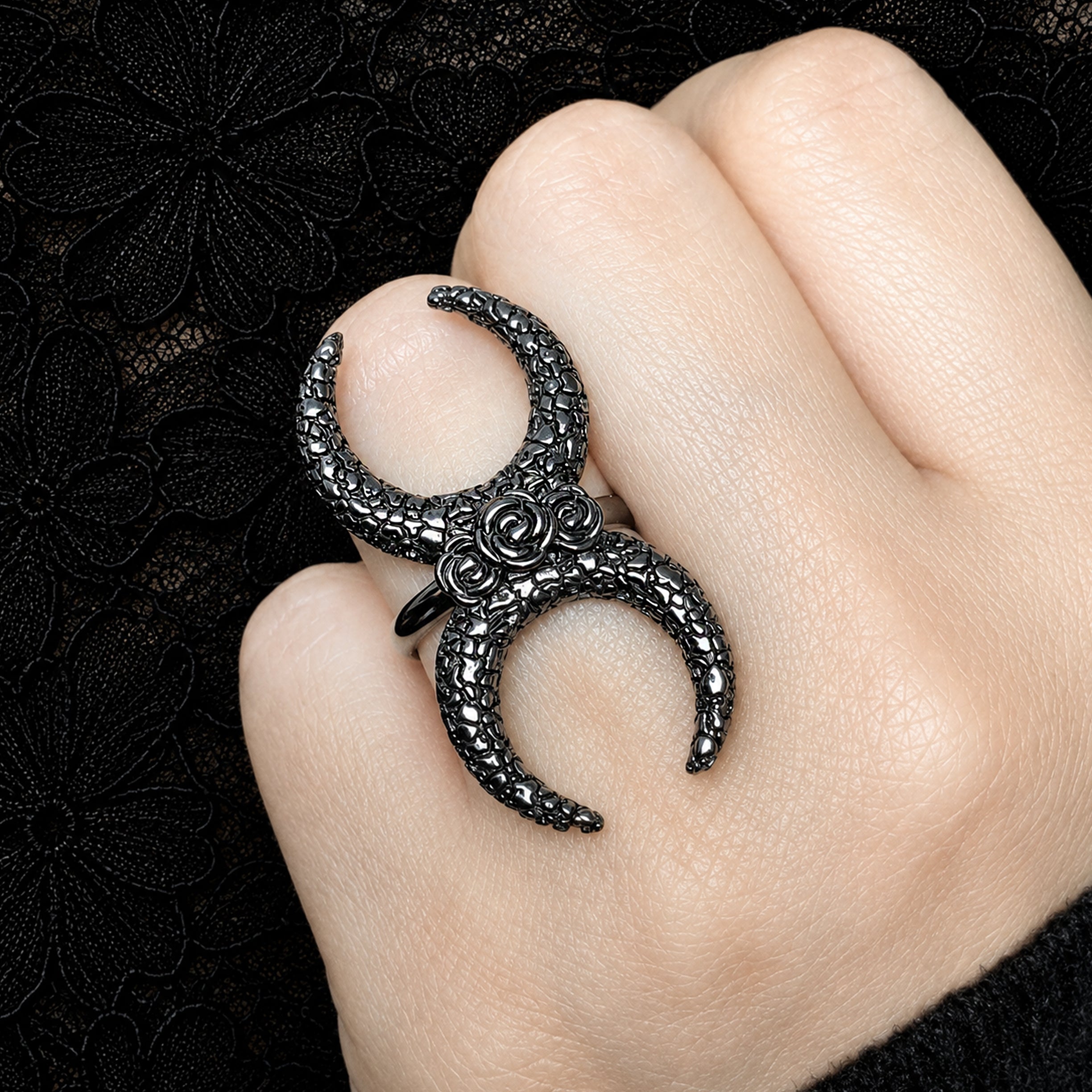 TWO MOONS RING