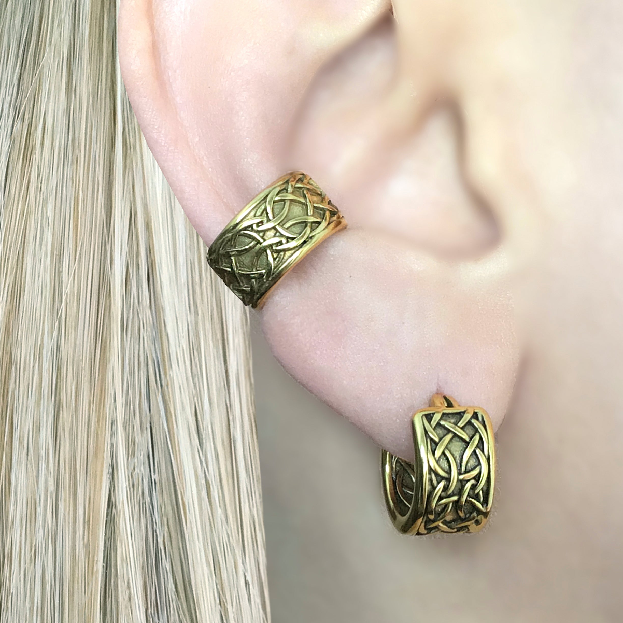 CELTIC WIDE EAR CUFF