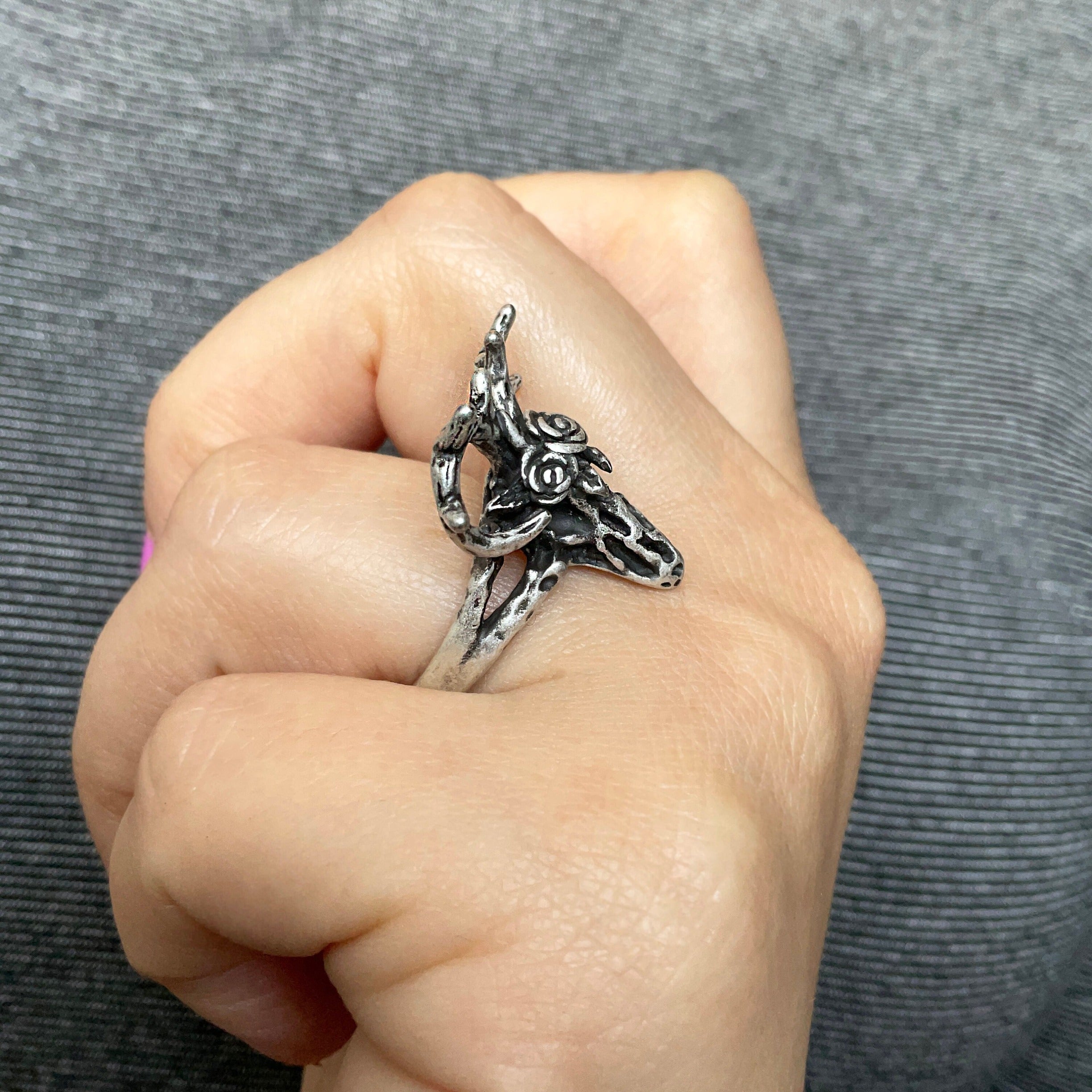 DEER SKULL RING