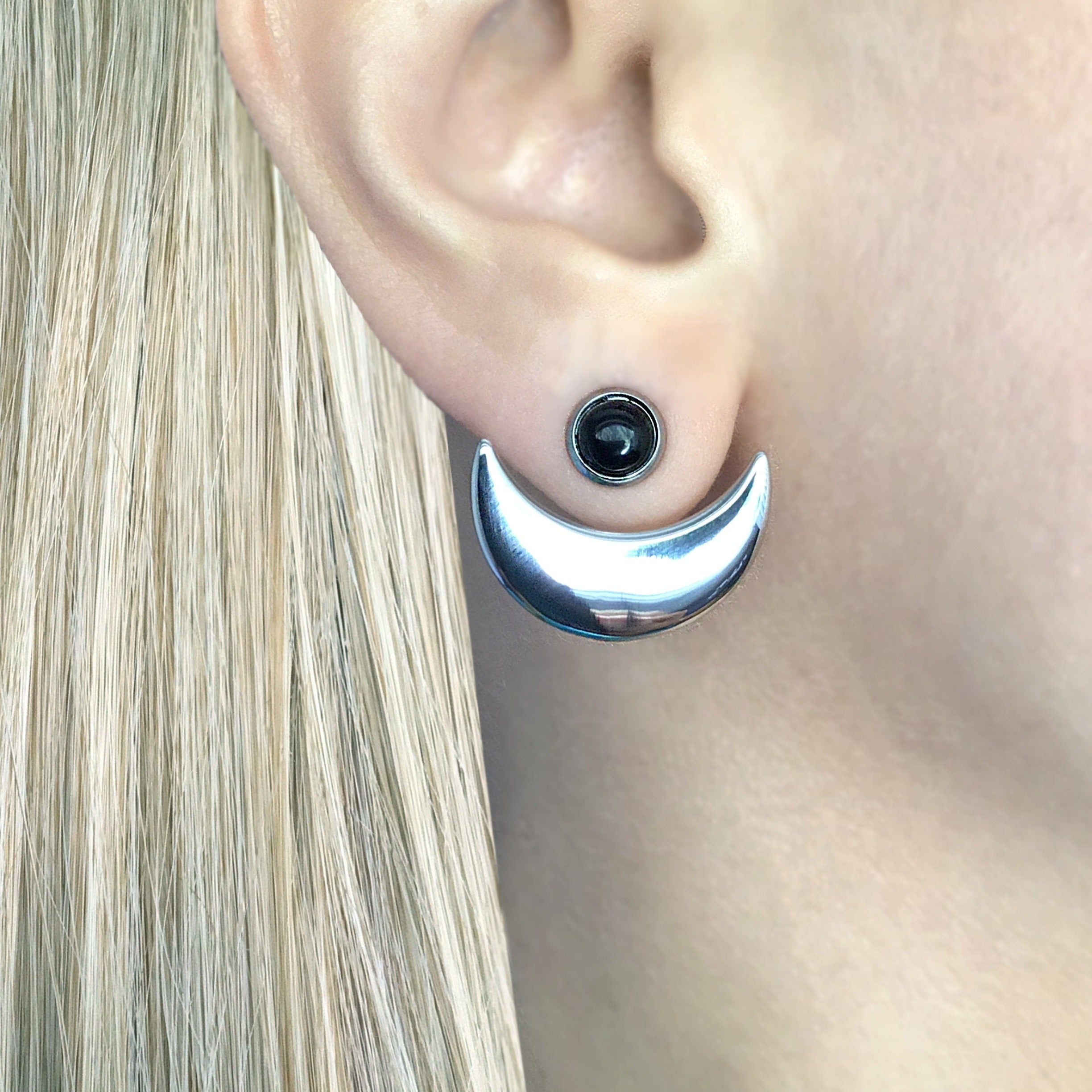 CRESCENT MOON EAR JACKET