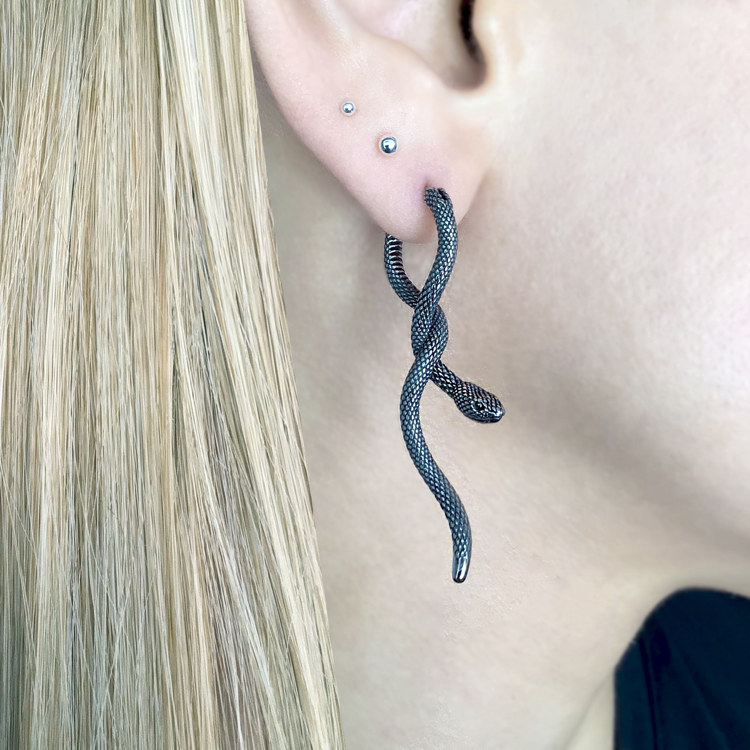 TWISTED SNAKE  EARRINGS