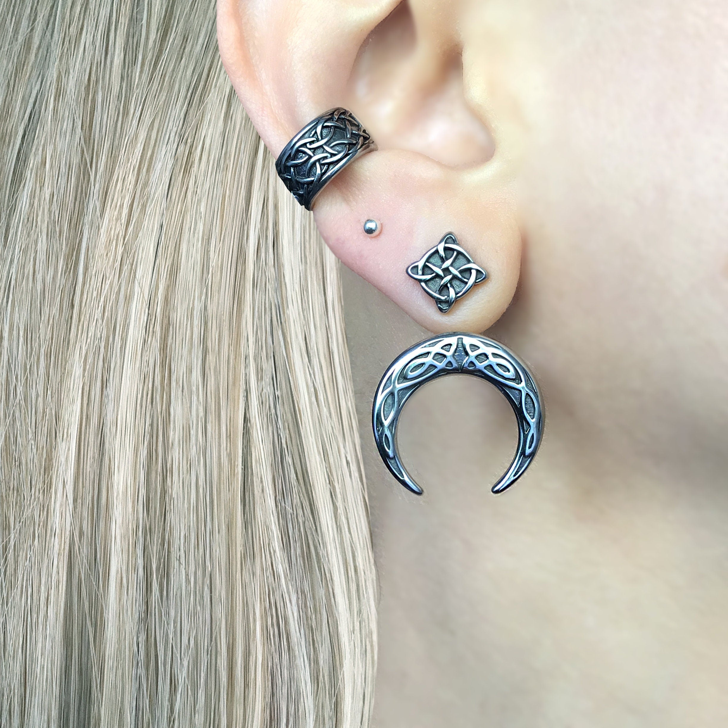 CELTIC MOON EAR JACKET