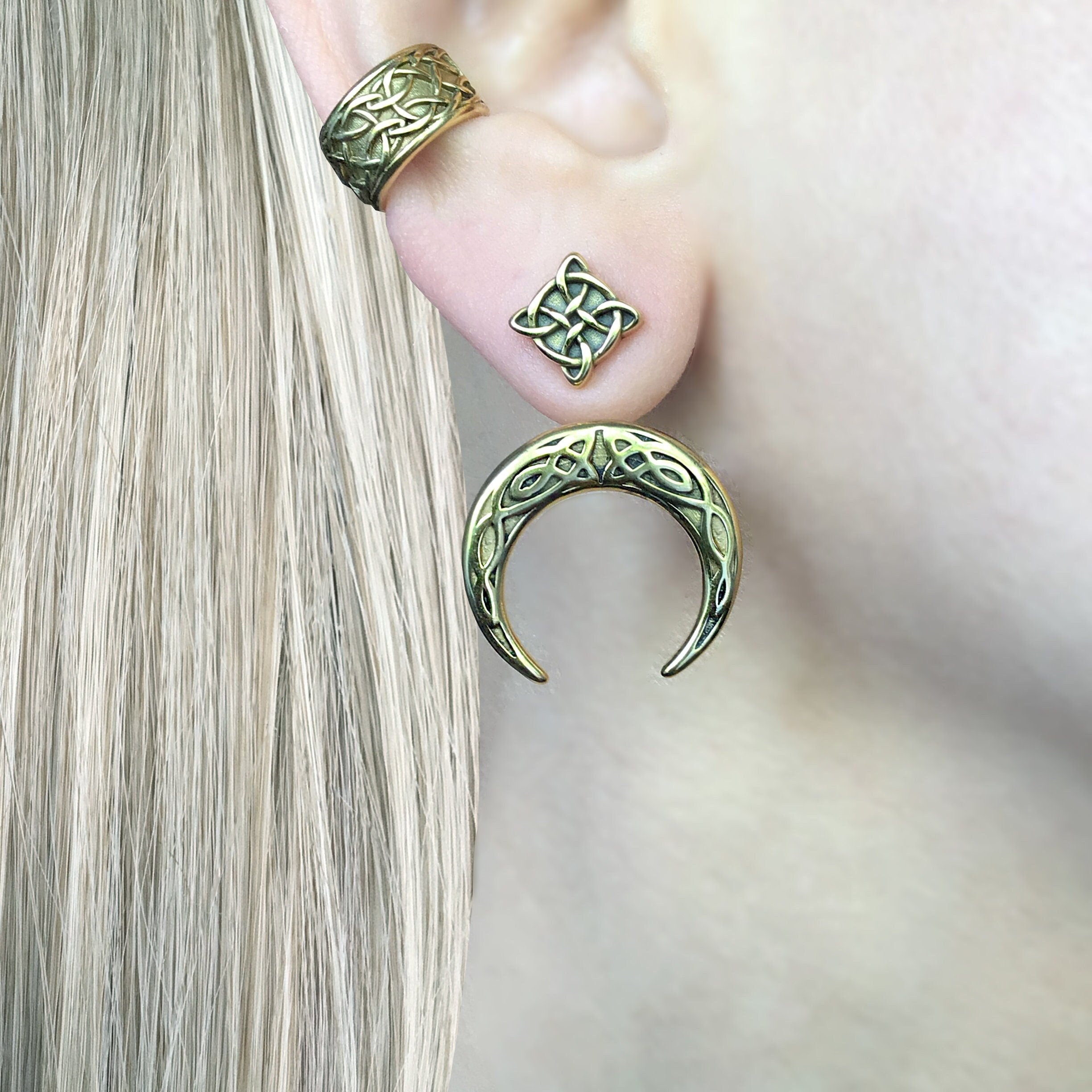 CELTIC MOON EAR JACKET