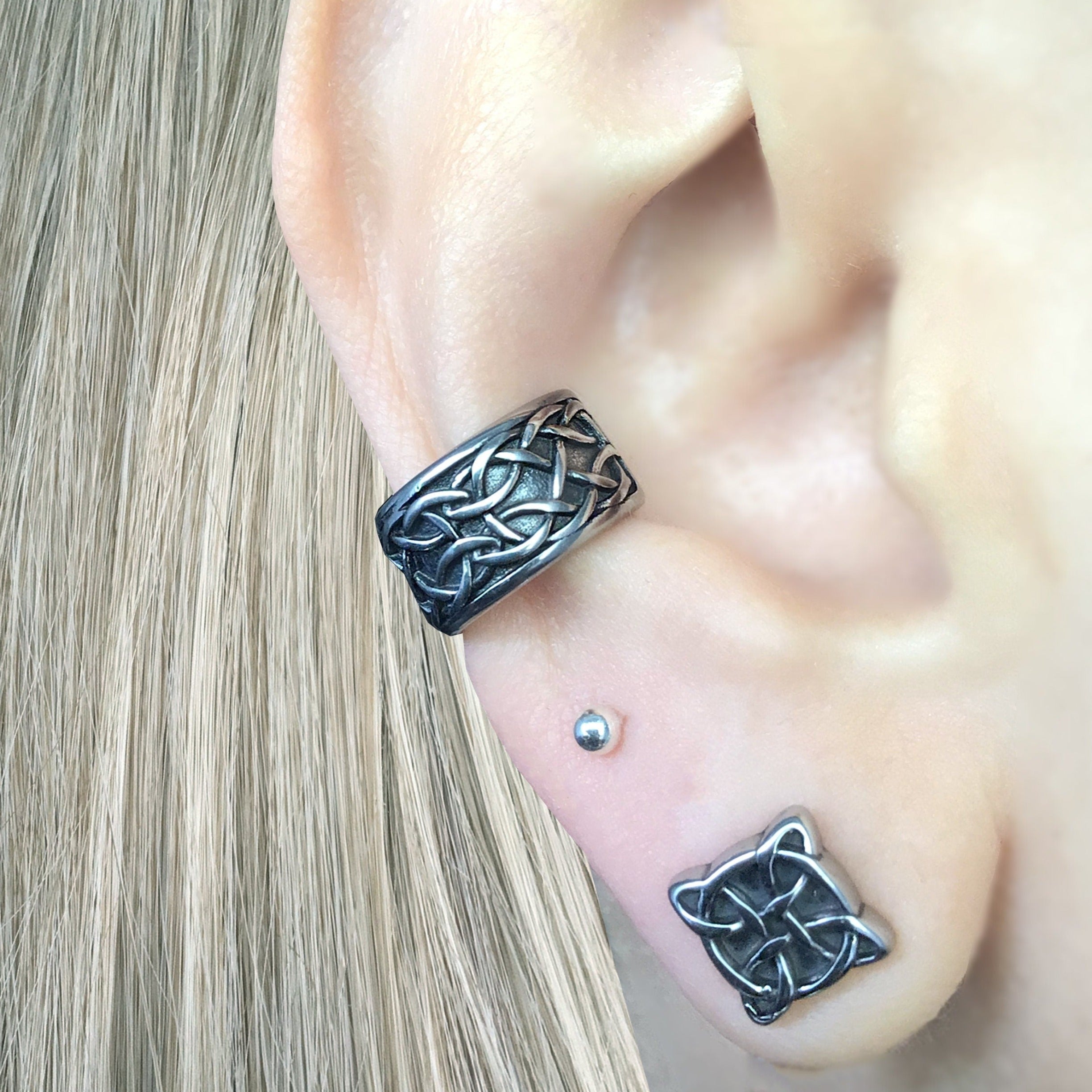 CELTIC WIDE EAR CUFF