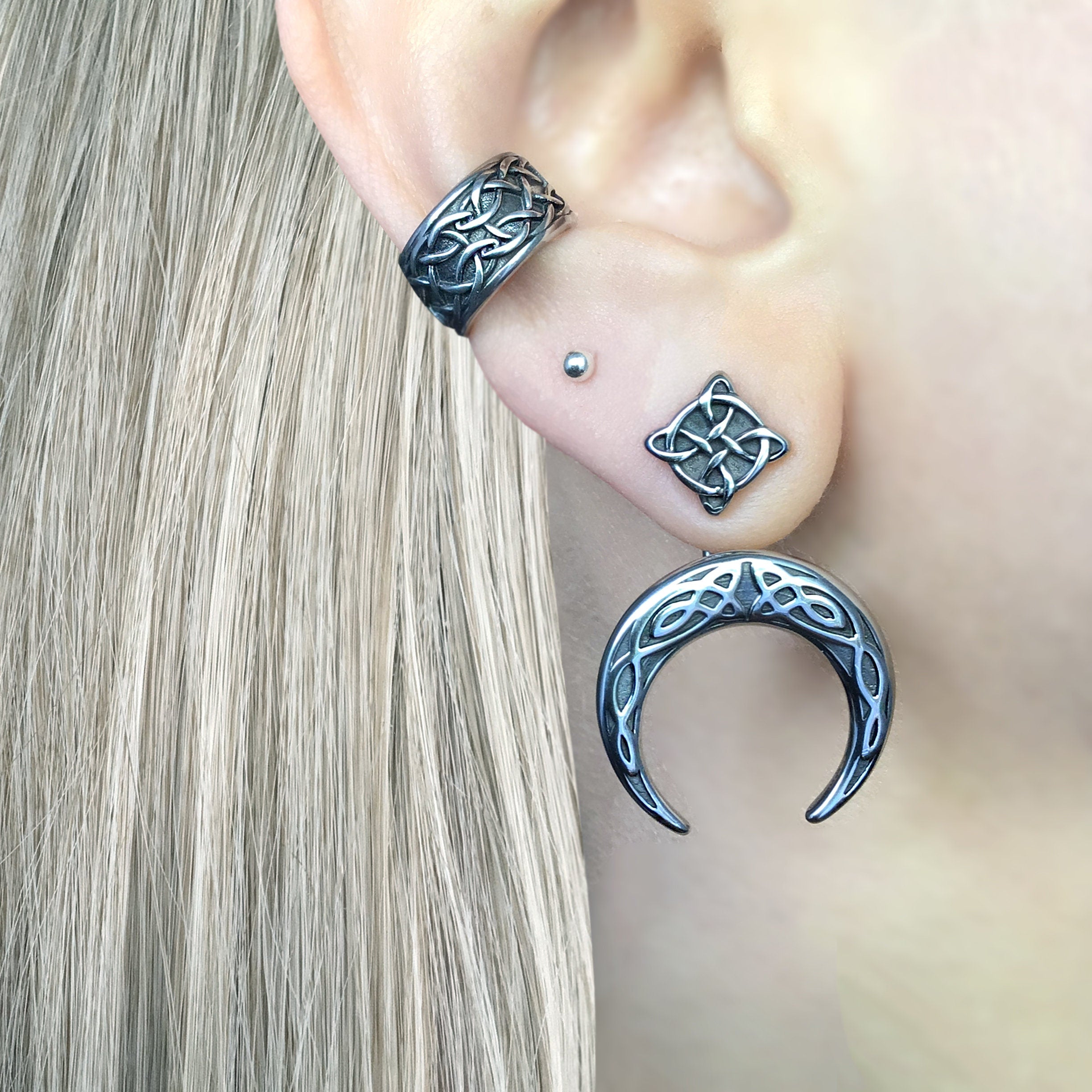 CELTIC WIDE EAR CUFF