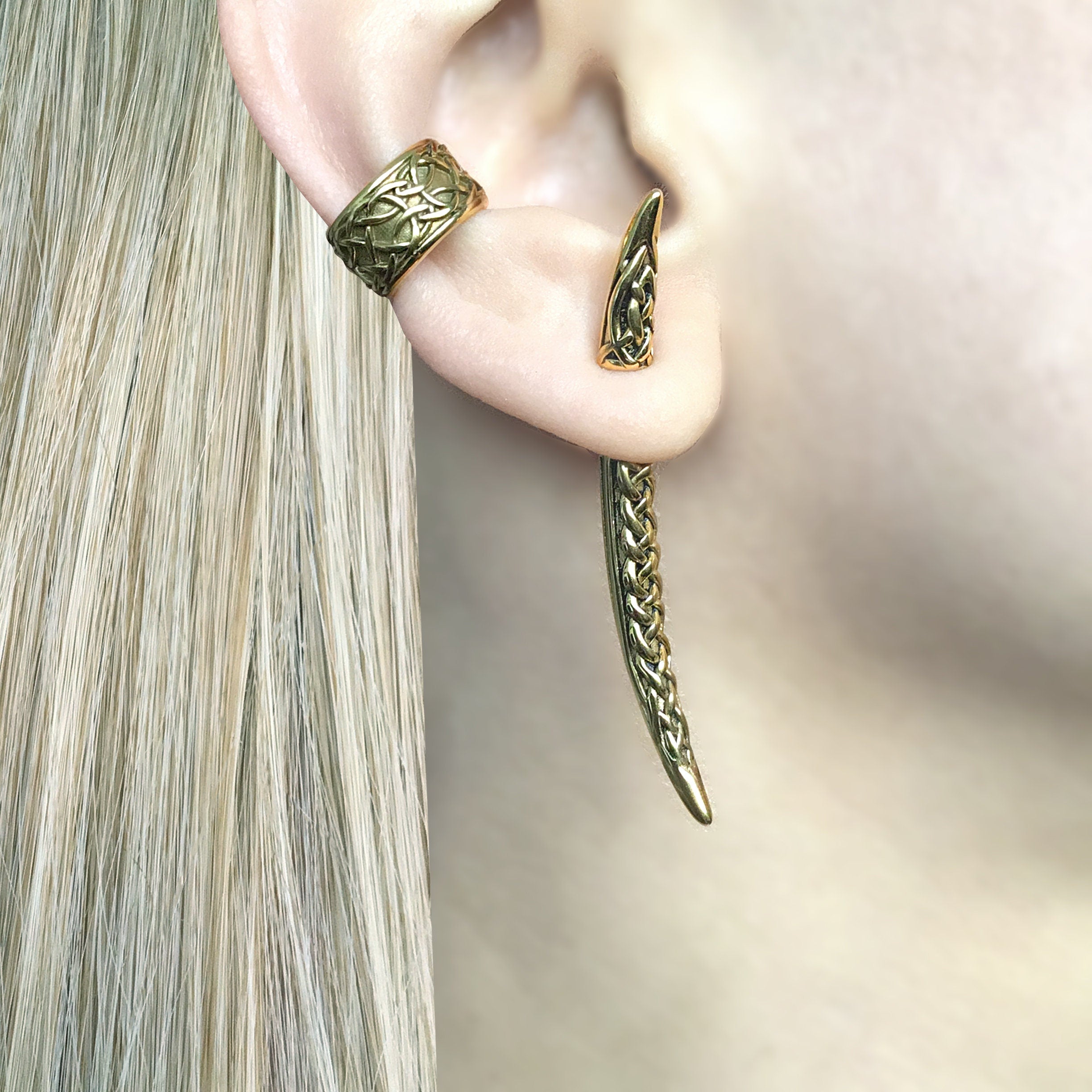CELTIC HORN EARRINGS