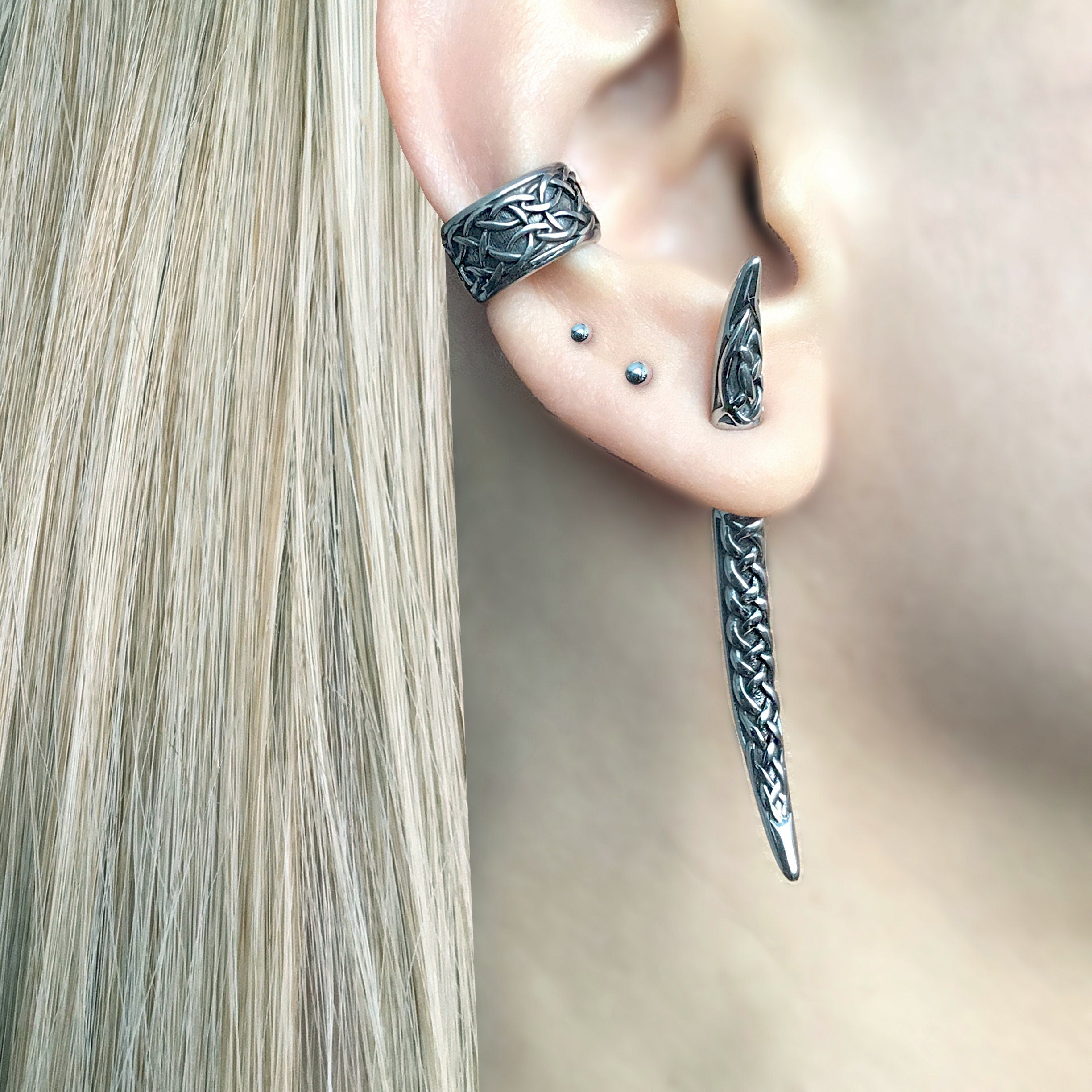CELTIC HORN EARRINGS