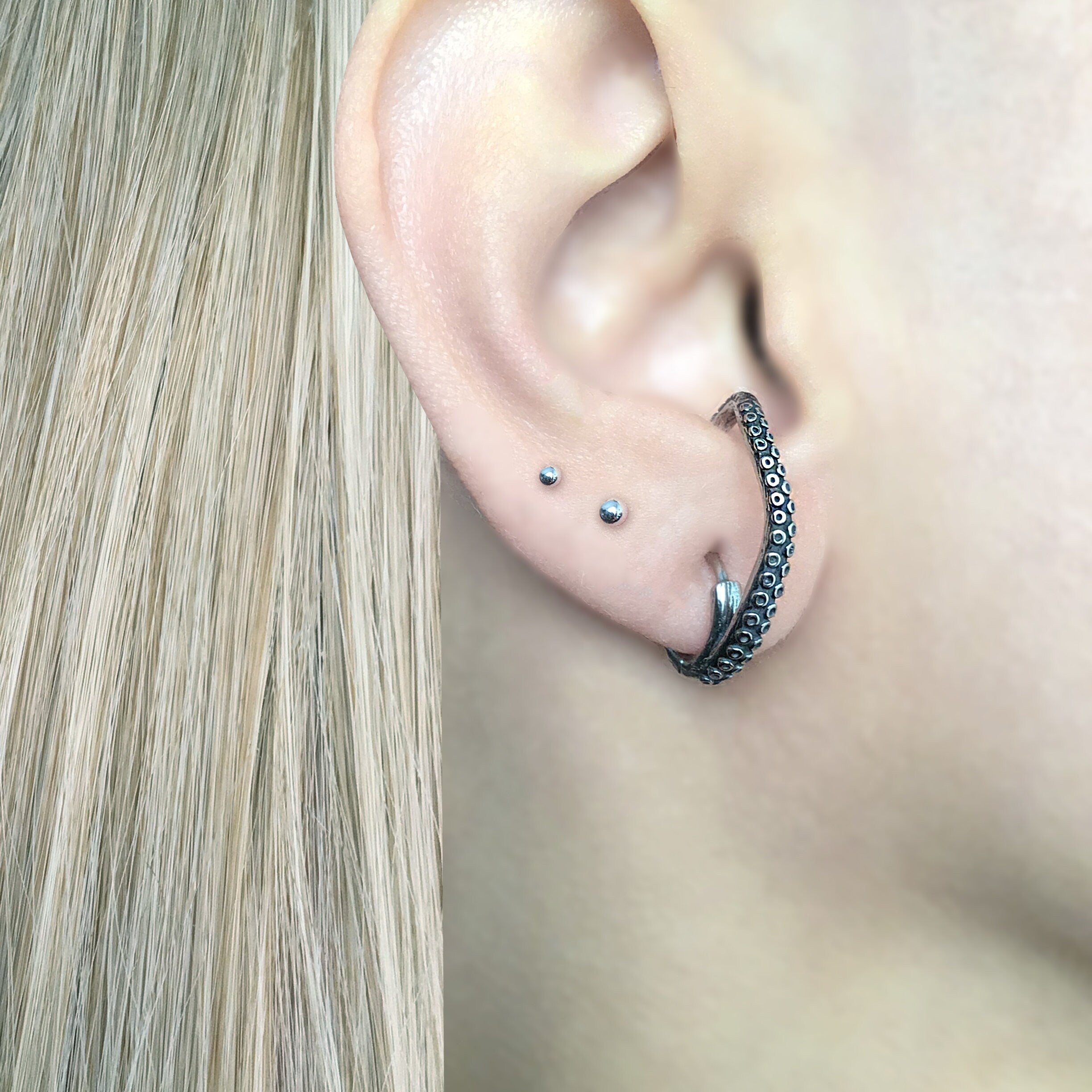 OCTOPUS HOOP EARRINGS