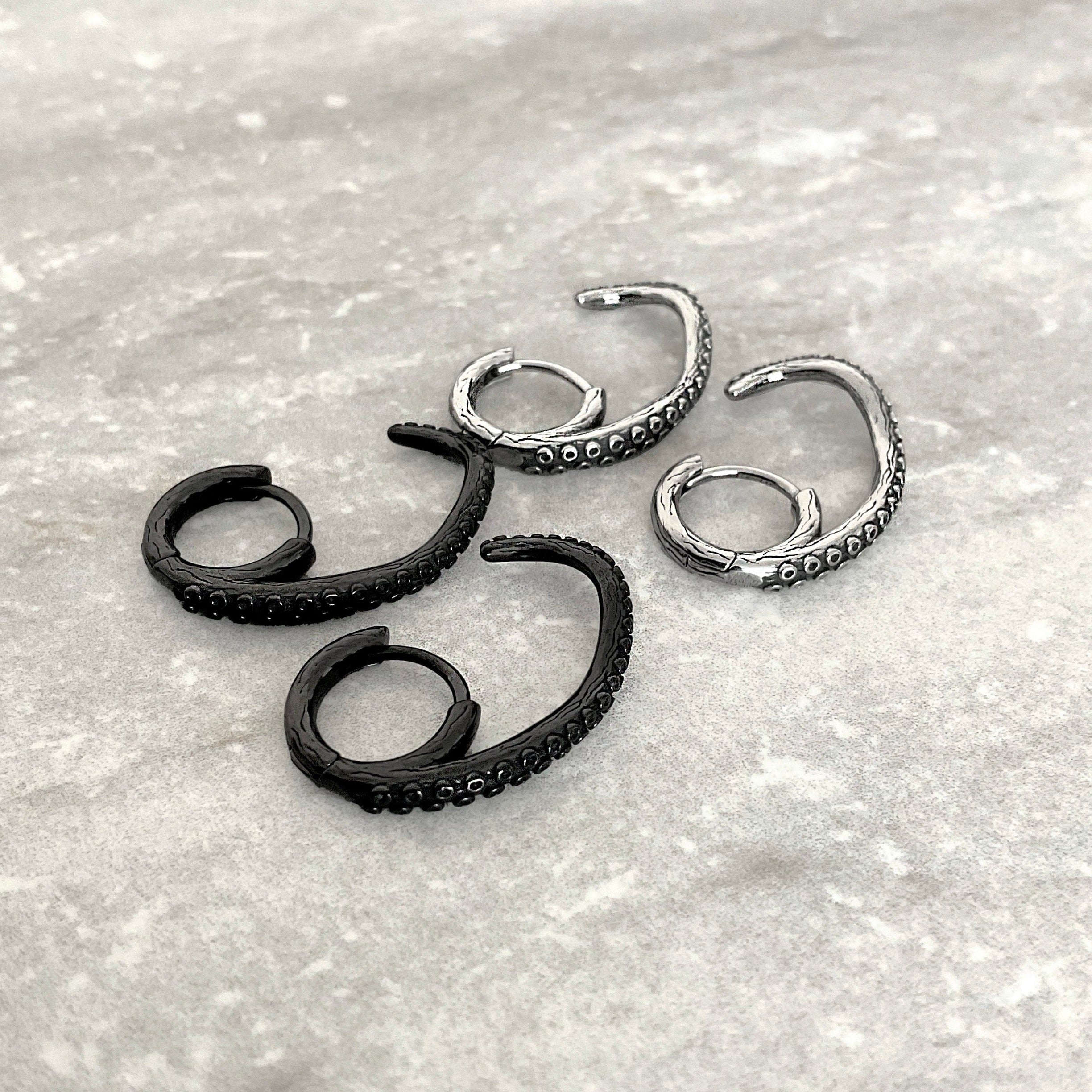 OCTOPUS HOOP EARRINGS