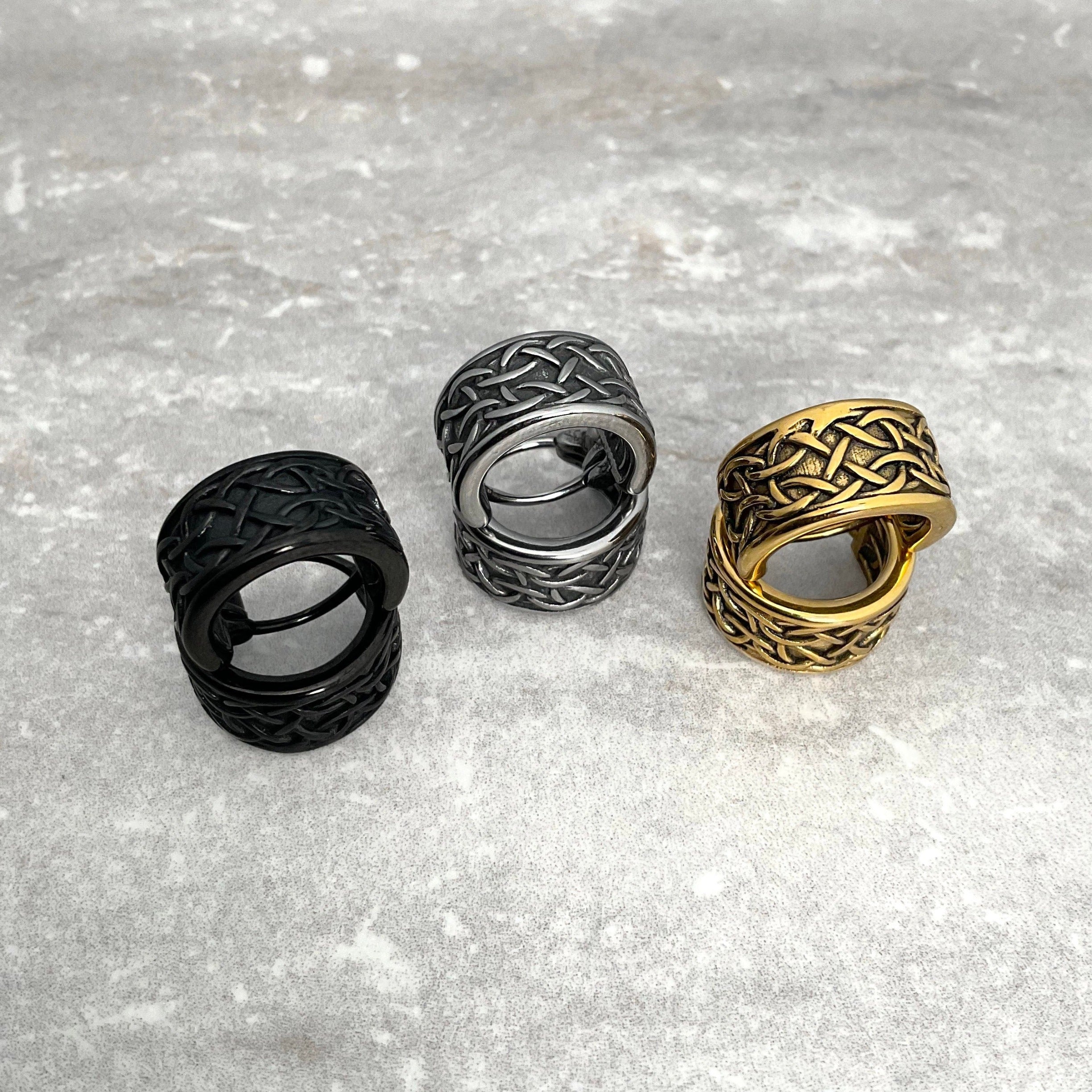 CELTIC HOOP EARRINGS