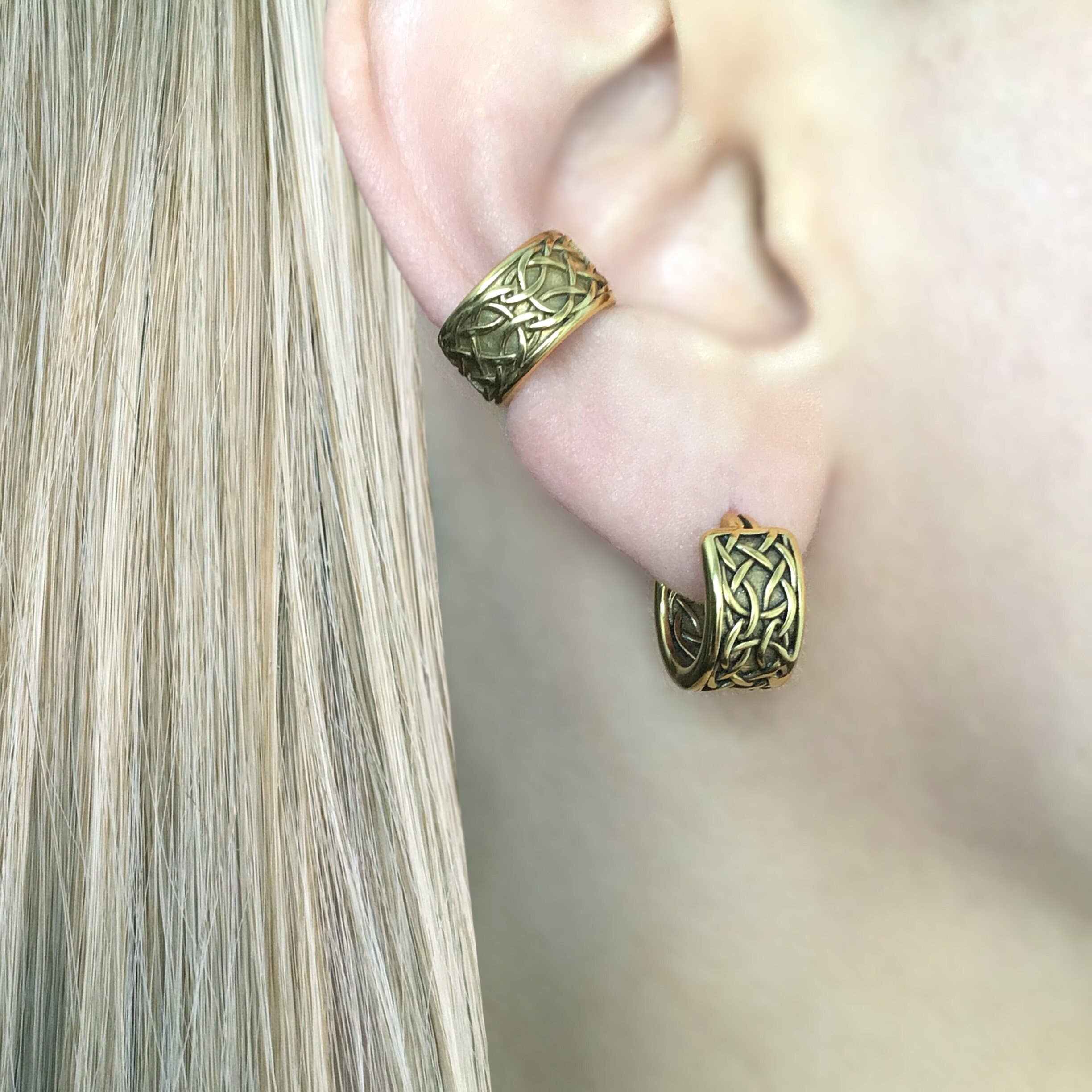 CELTIC HOOP EARRINGS