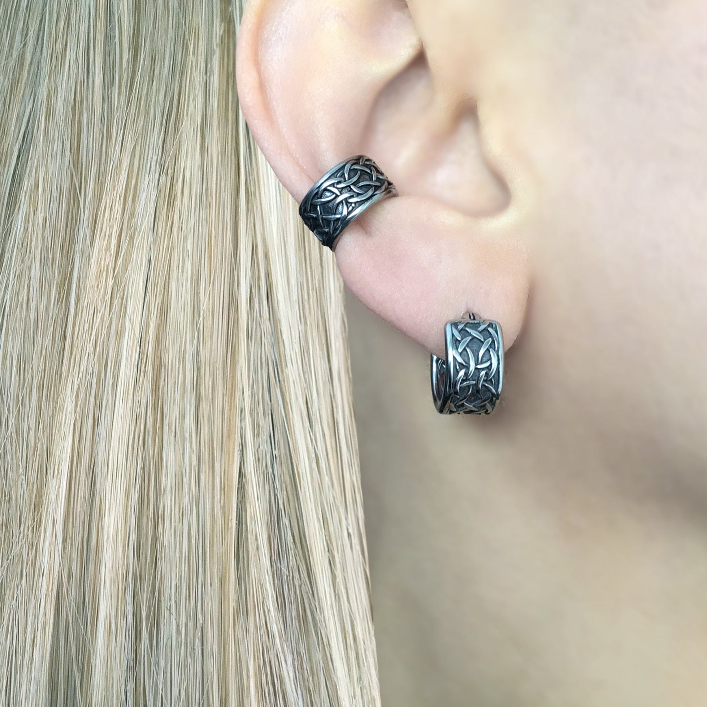 CELTIC HOOP EARRINGS