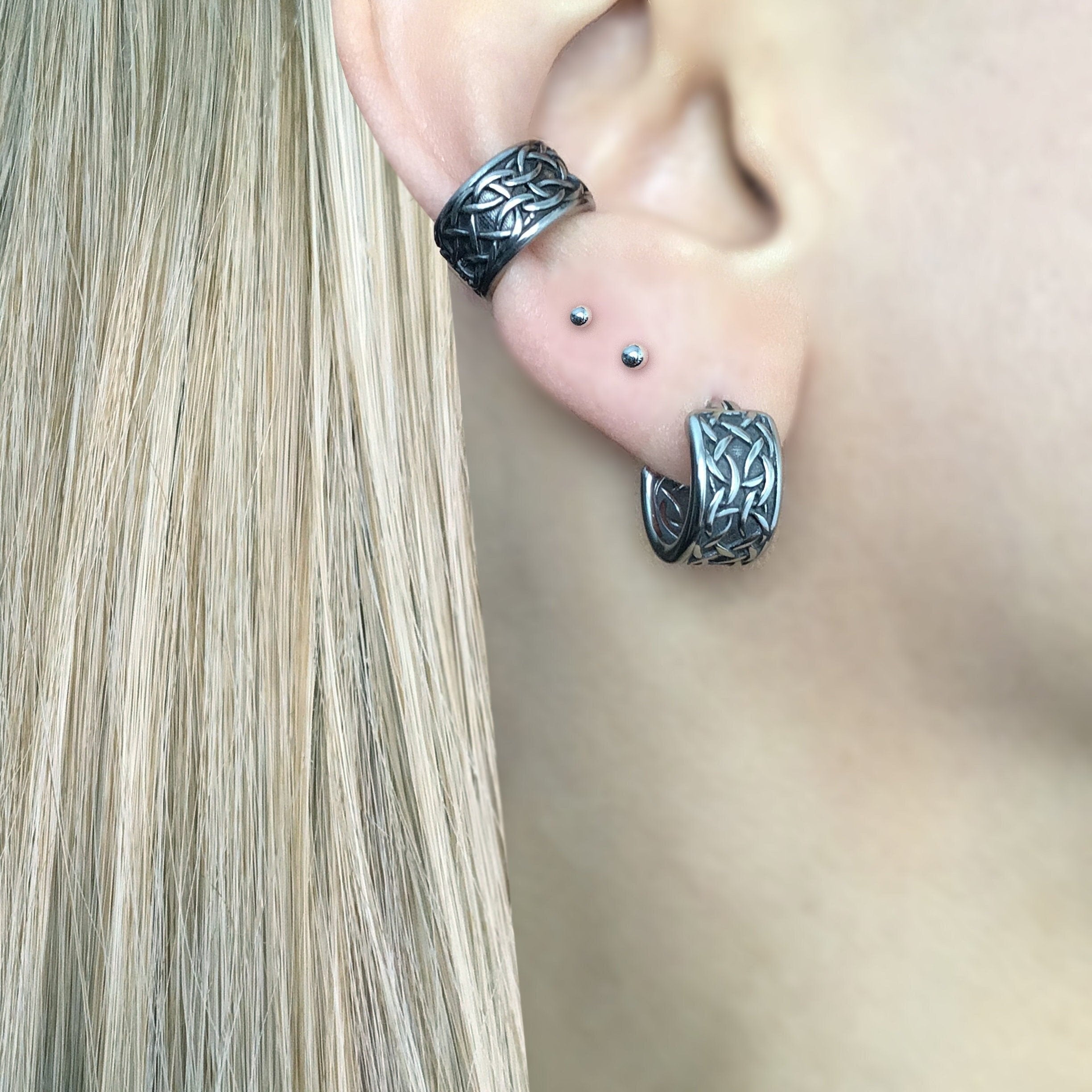 CELTIC HOOP EARRINGS