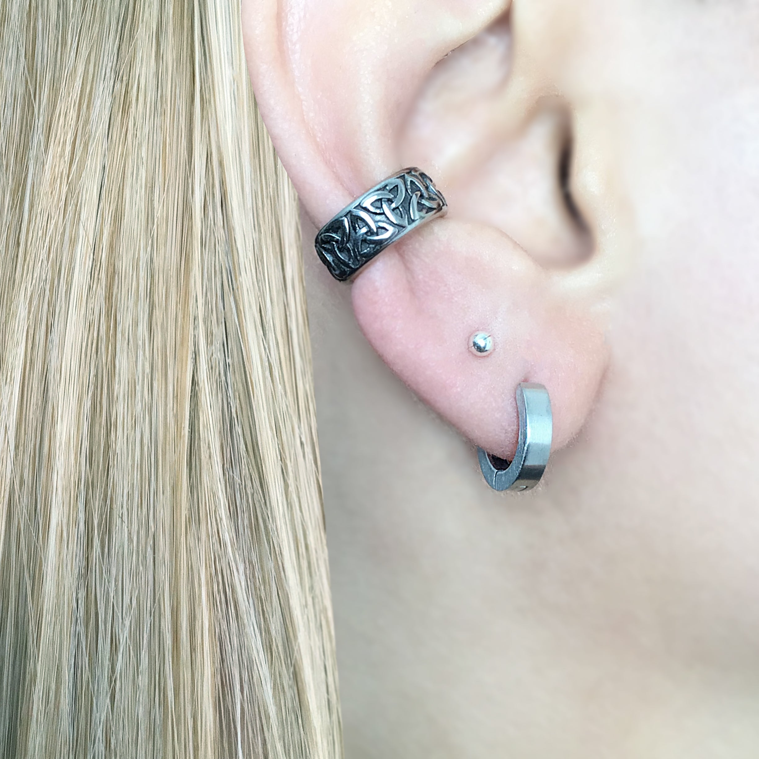 HOOPS WITH MATT FINISH 8MM AND 11 MM