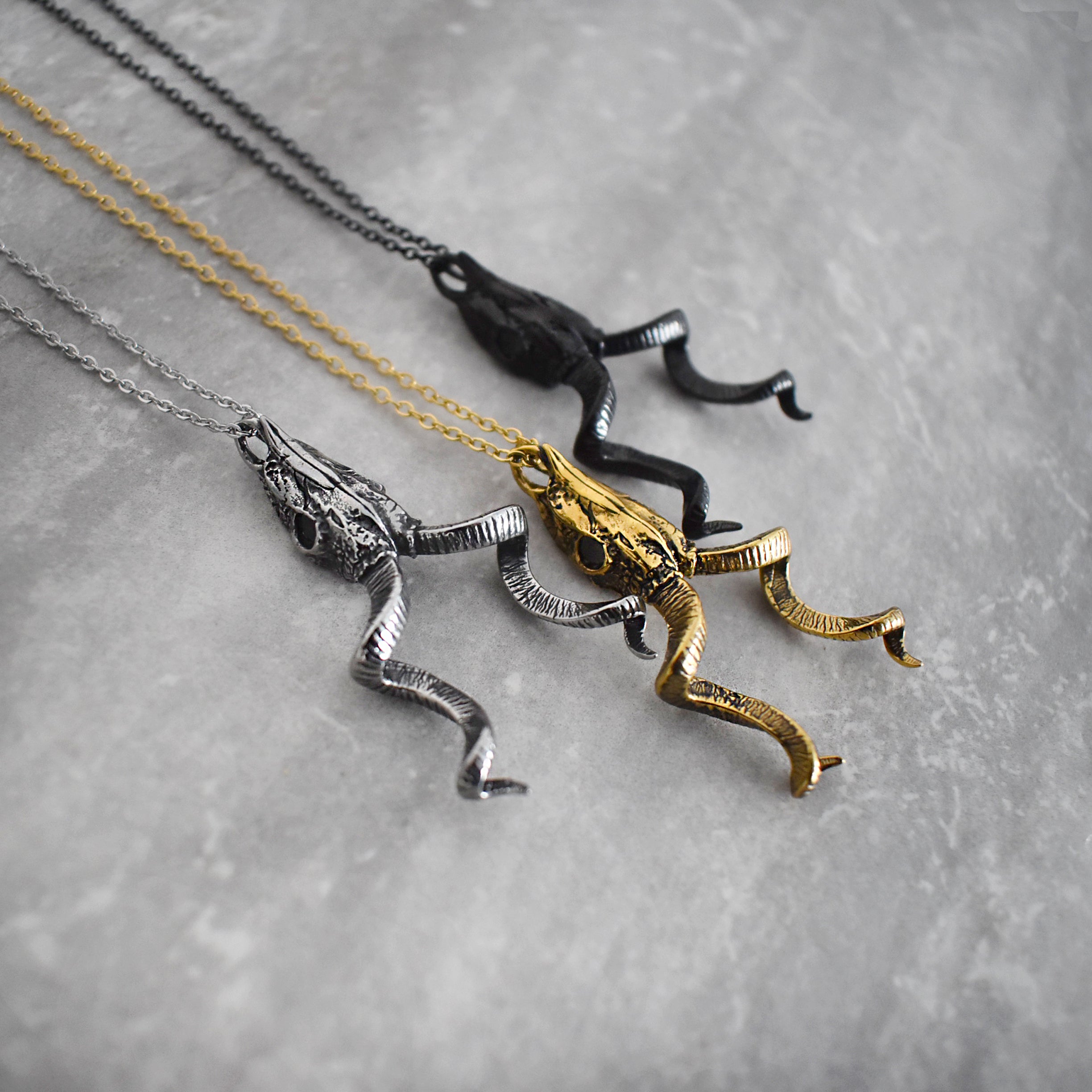KUDU SKULL NECKLACE