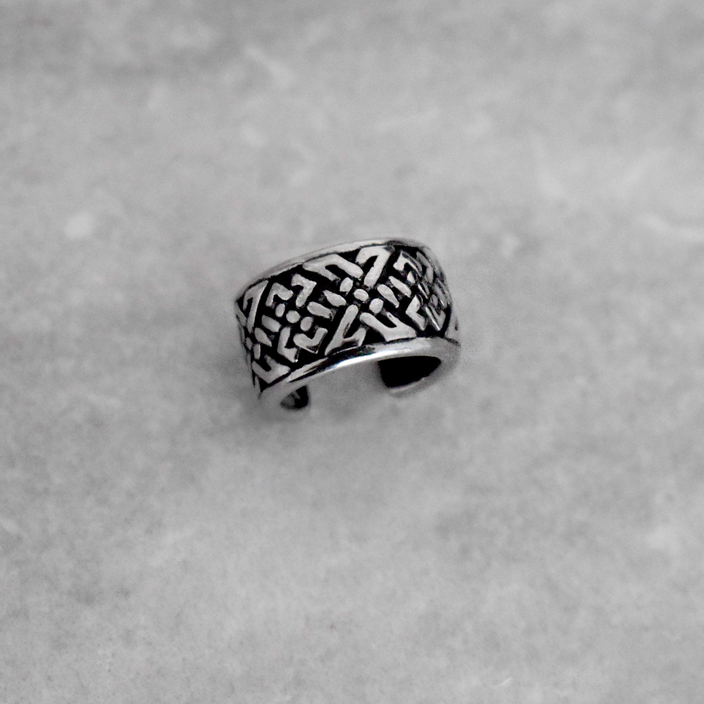 CELTIC BASKETWEAVE NO PIERCING EAR CUFF