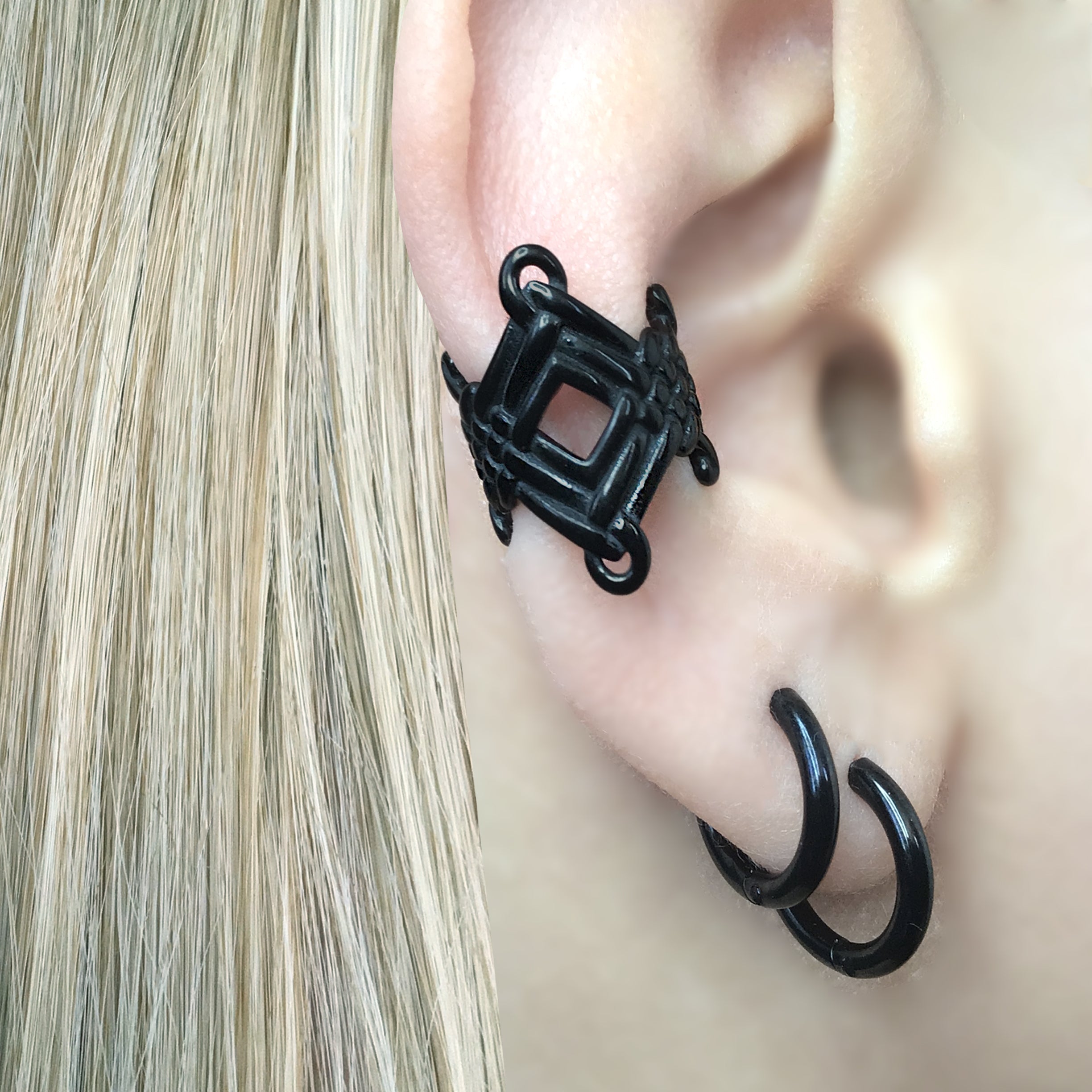 CELTIC KNOT EAR CUFF IN SILVER