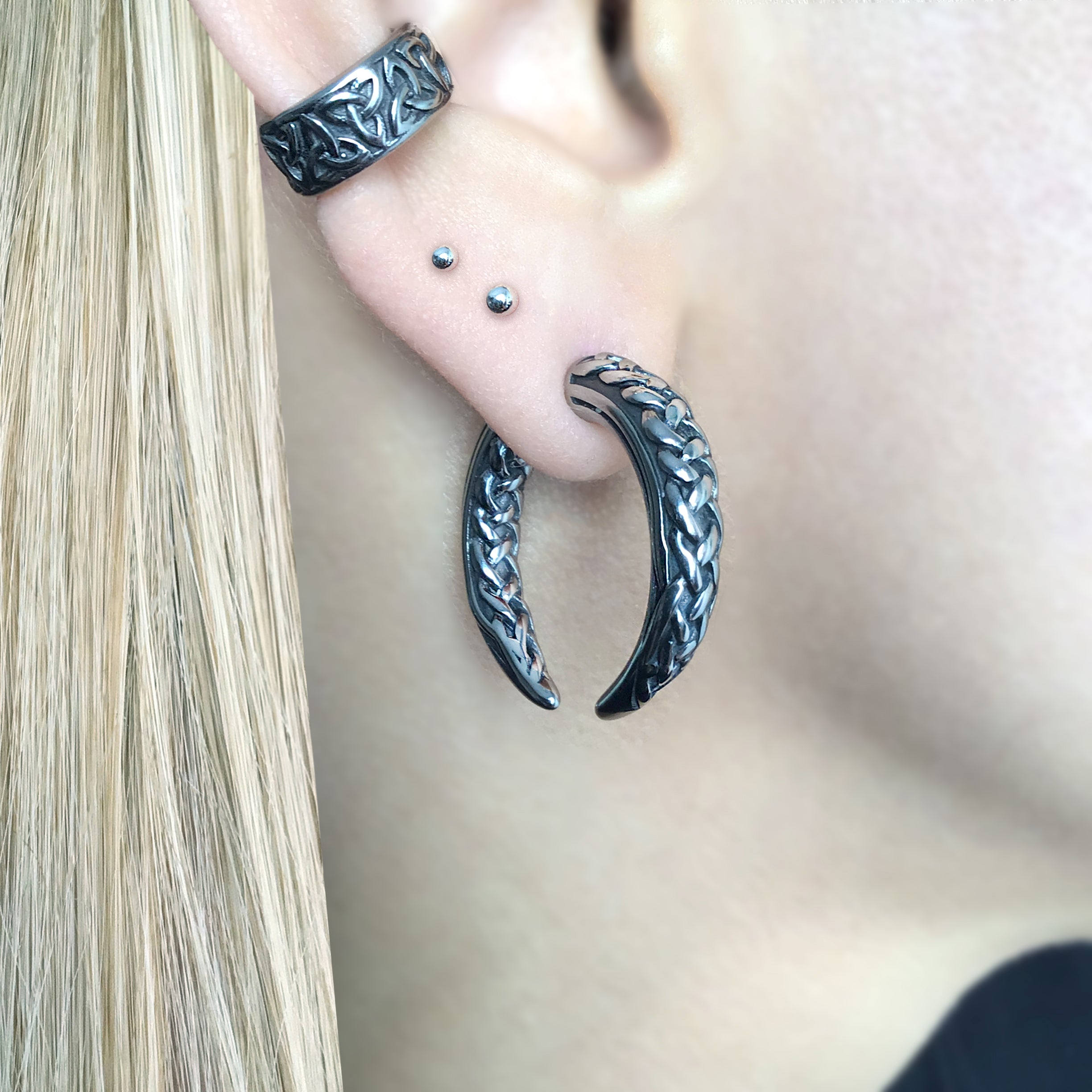 CELTIC EAR JACKET HOOPS