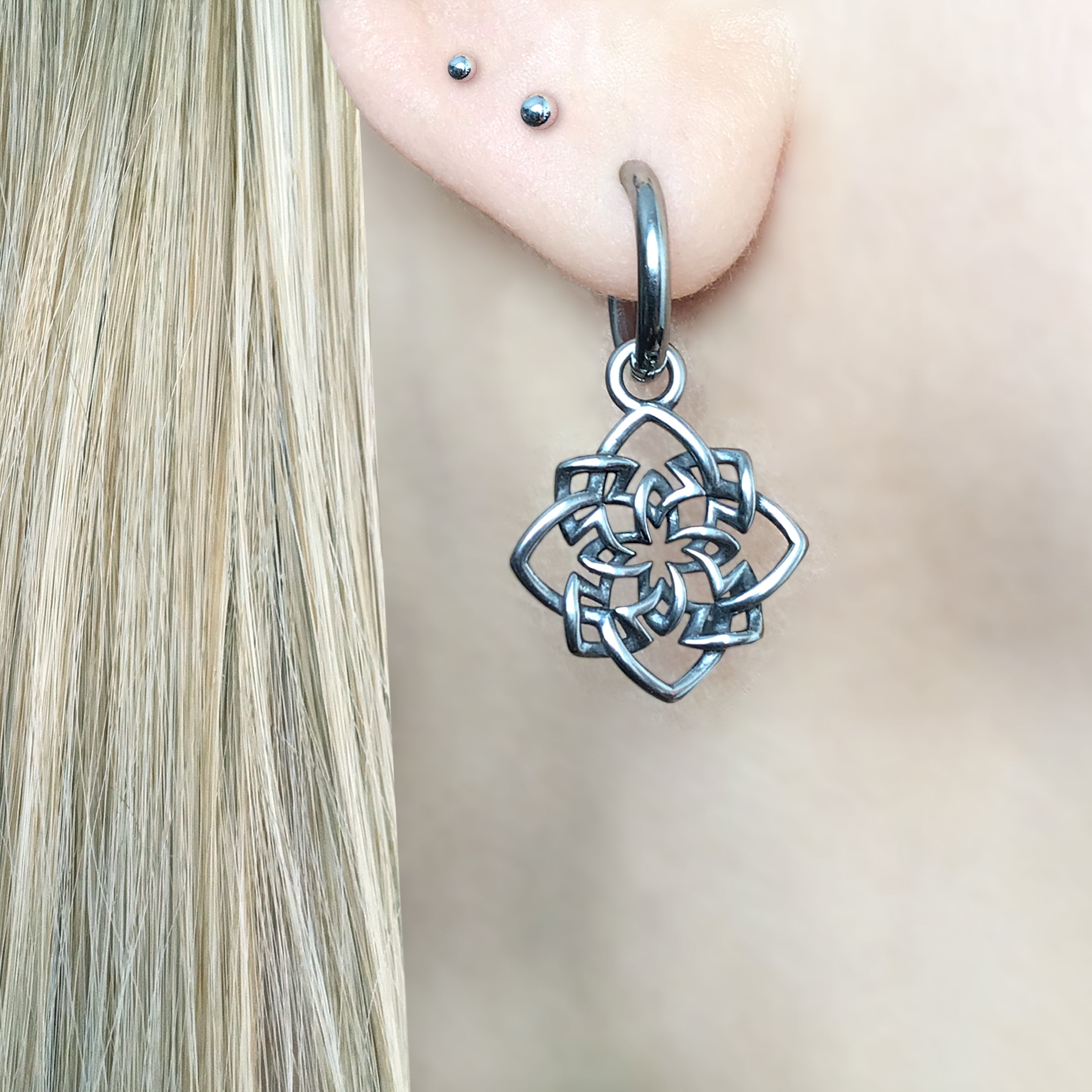 CELTIC KNOT HOOPS