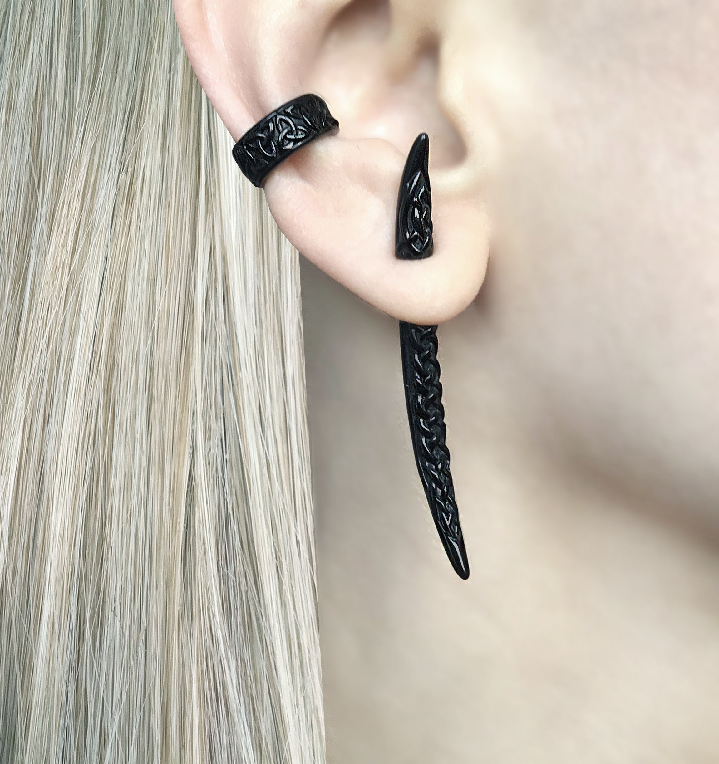 CELTIC HORN EARRINGS