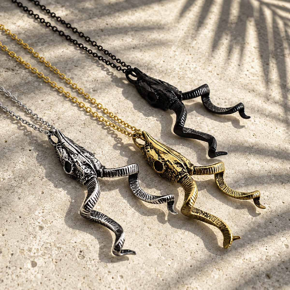 KUDU SKULL NECKLACE