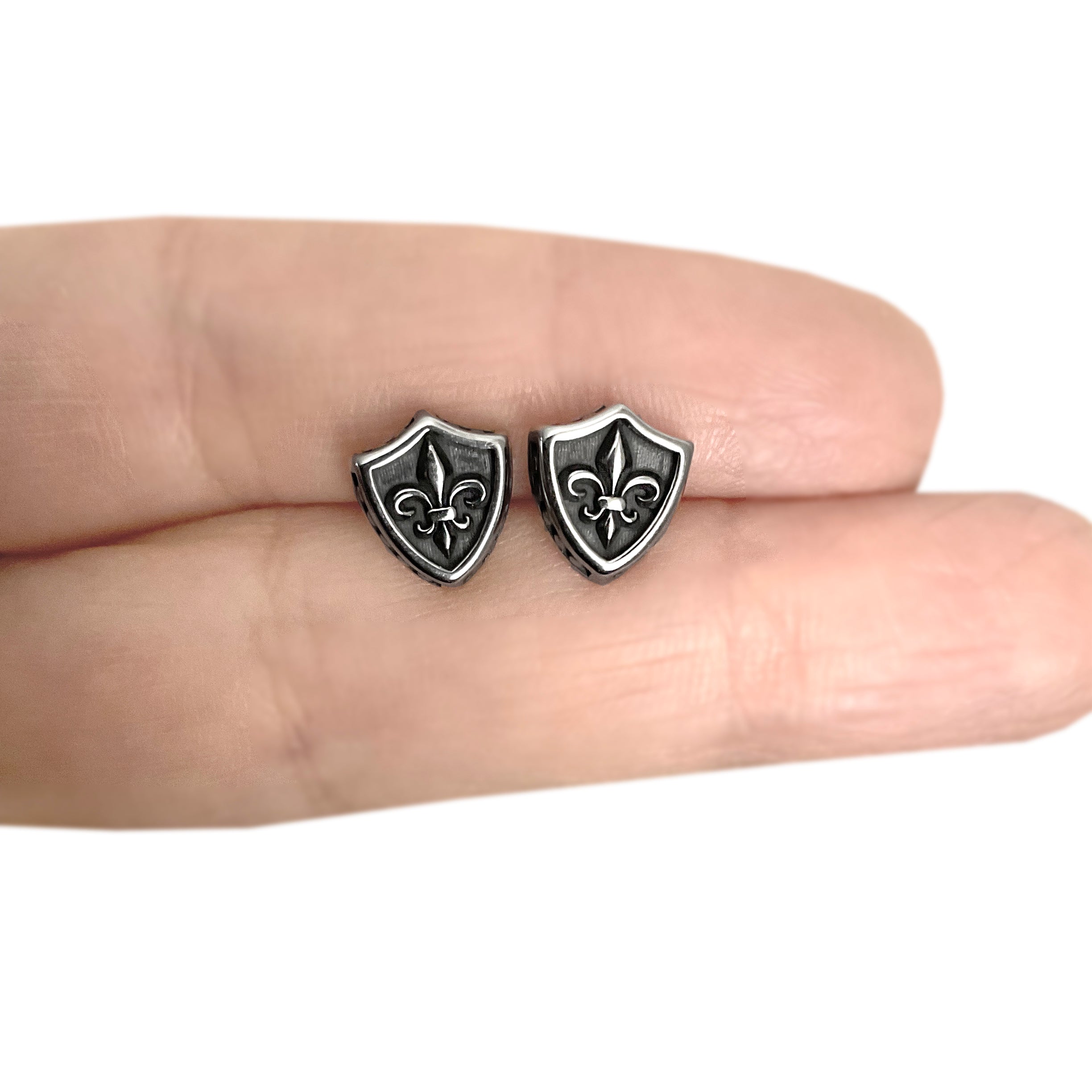 GOTHIC SHIELD EARRINGS